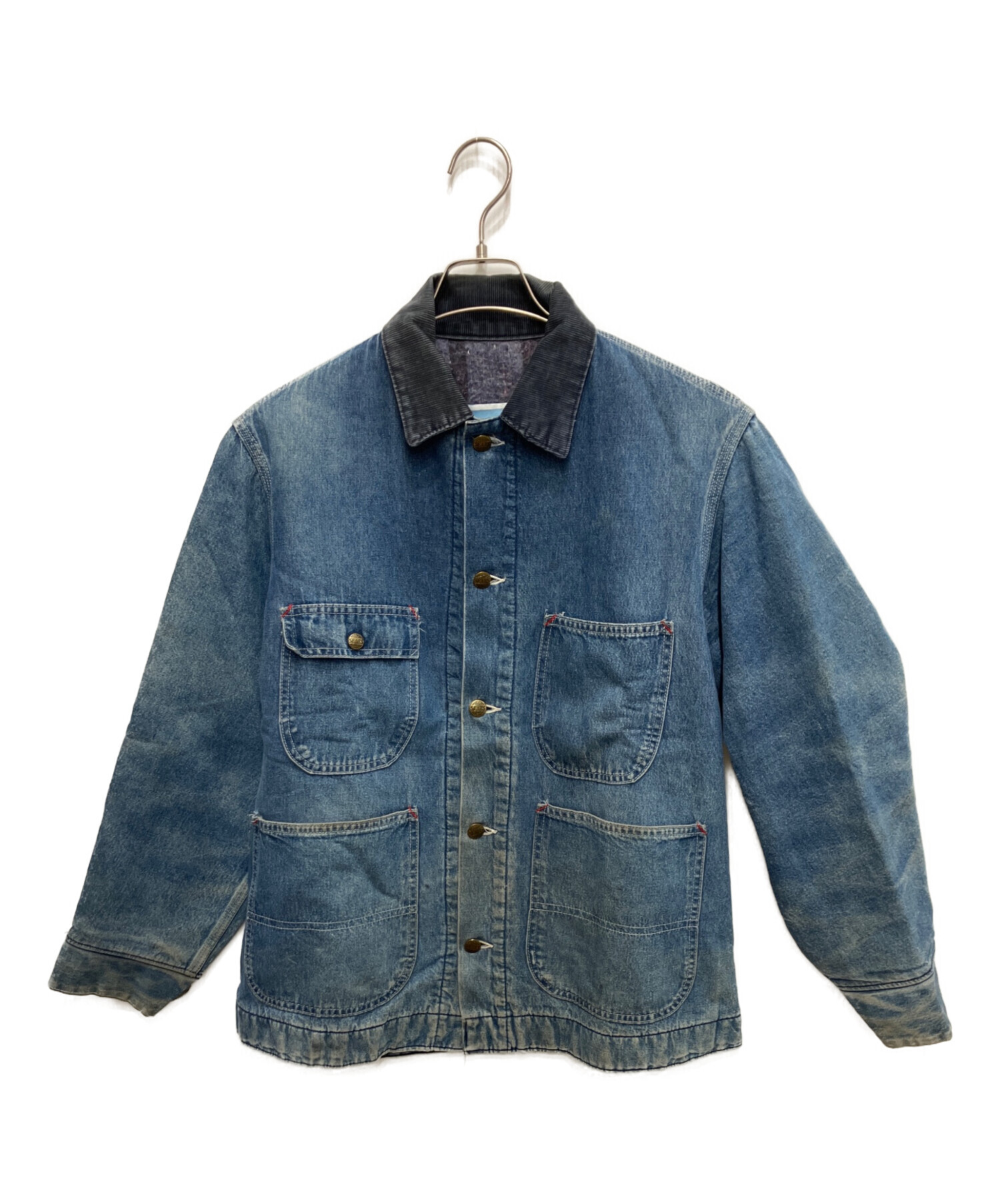中古・古着通販】Sears (シアーズ) 裏ブランケットカバーオール ブルー