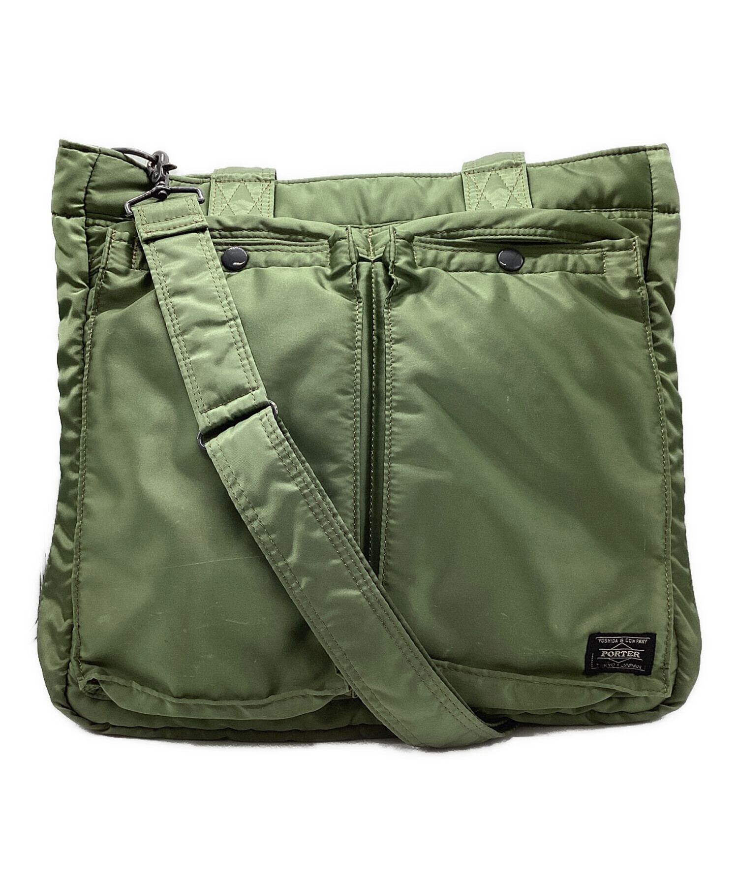 中古・古着通販】PORTER (ポーター) 2WAYトートバッグ セージ