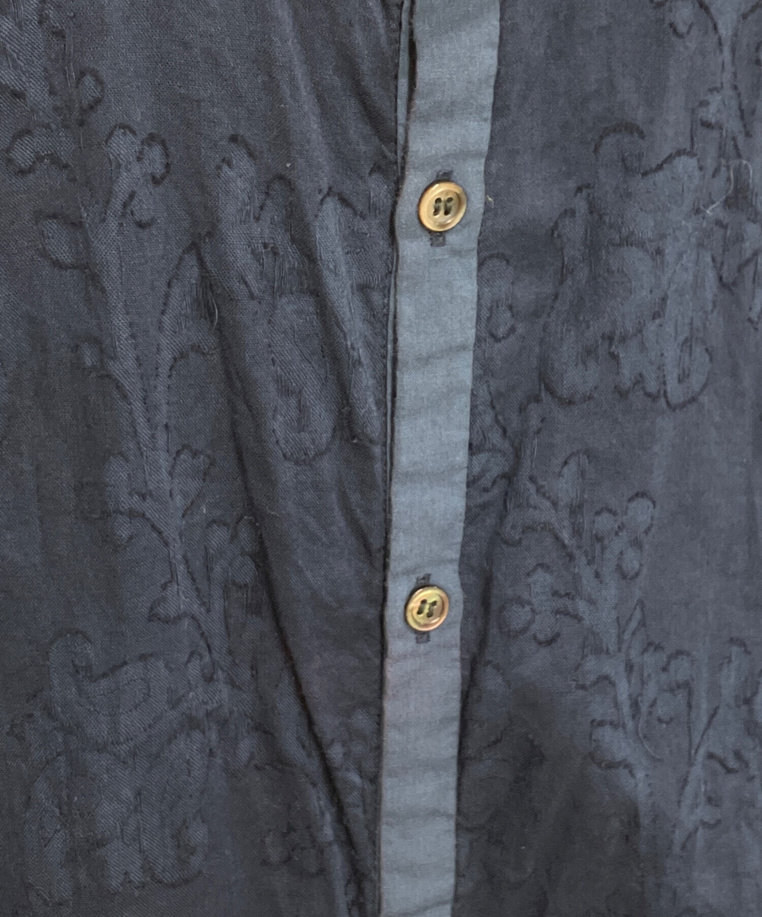 中古・古着通販】pas de calais (パドカレ) 製品染め刺繍シャツ