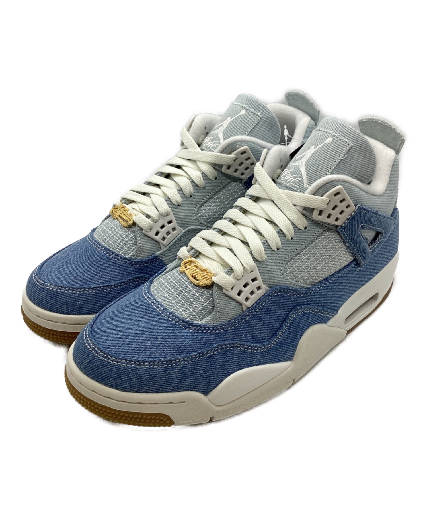中古・古着通販】NIKE (ナイキ) WMNS AIR JORDAN 4 RETRO TEX ブルー 