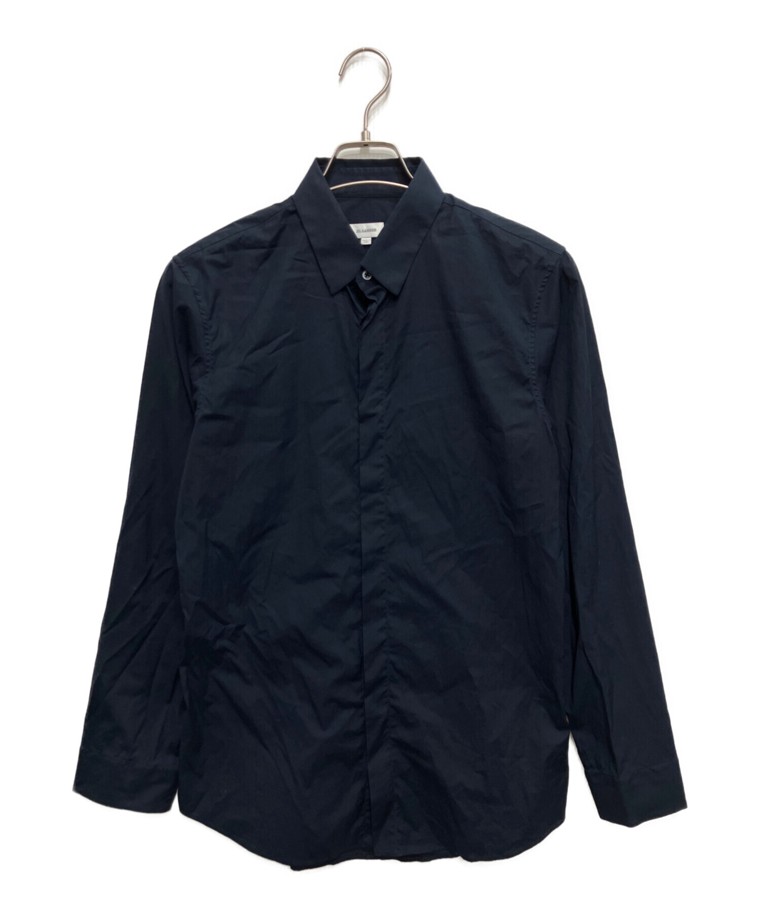 中古・古着通販】JIL SANDER (ジルサンダー) ドレスシャツ ネイビー