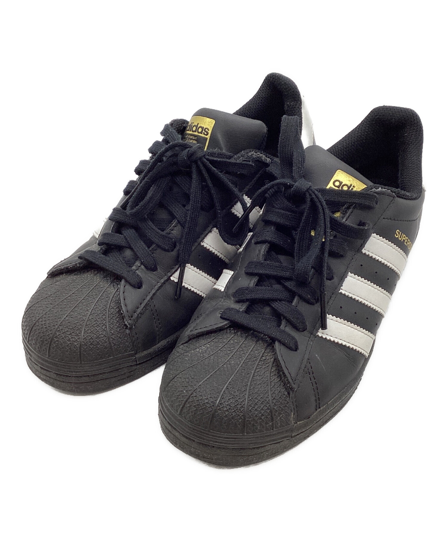 中古・古着通販】adidas (アディダス) SUPERSTAR ブラック サイズ:25 