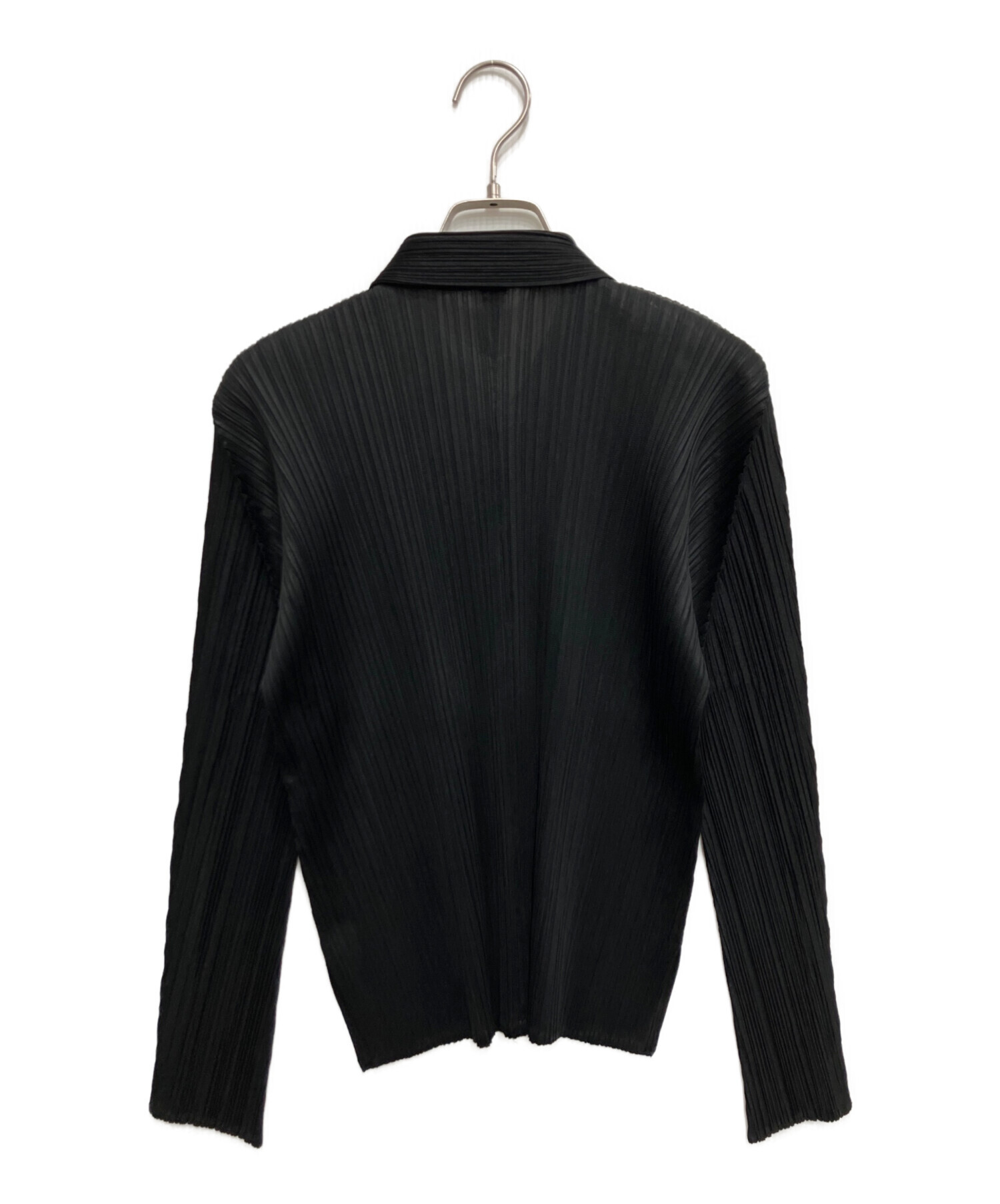 pleats please シャツ 黒【週末お値下げ】 中古・古着通販】PLEATS PLEASE (プリーツプリーズ) プリーツシャツ