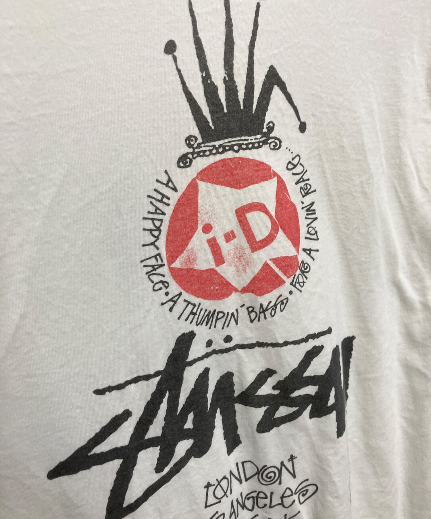 中古・古着通販】stussy (ステューシー) i-D magazineコラボロング