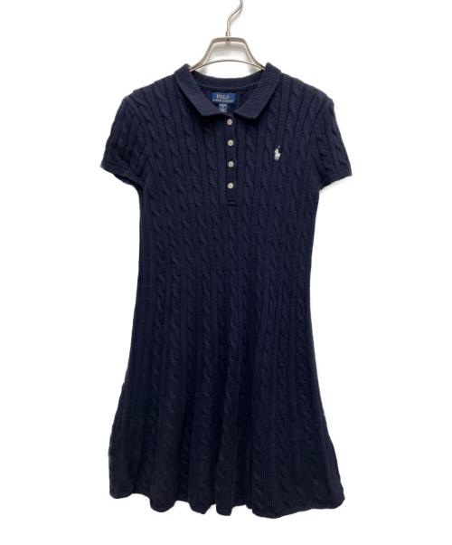 Polo Ralph Lauren ネイビー ニットワンピース L(12-14) 中古・古着通販】POLO RALPH LAUREN (ポロ・ラルフローレン) ケーブル