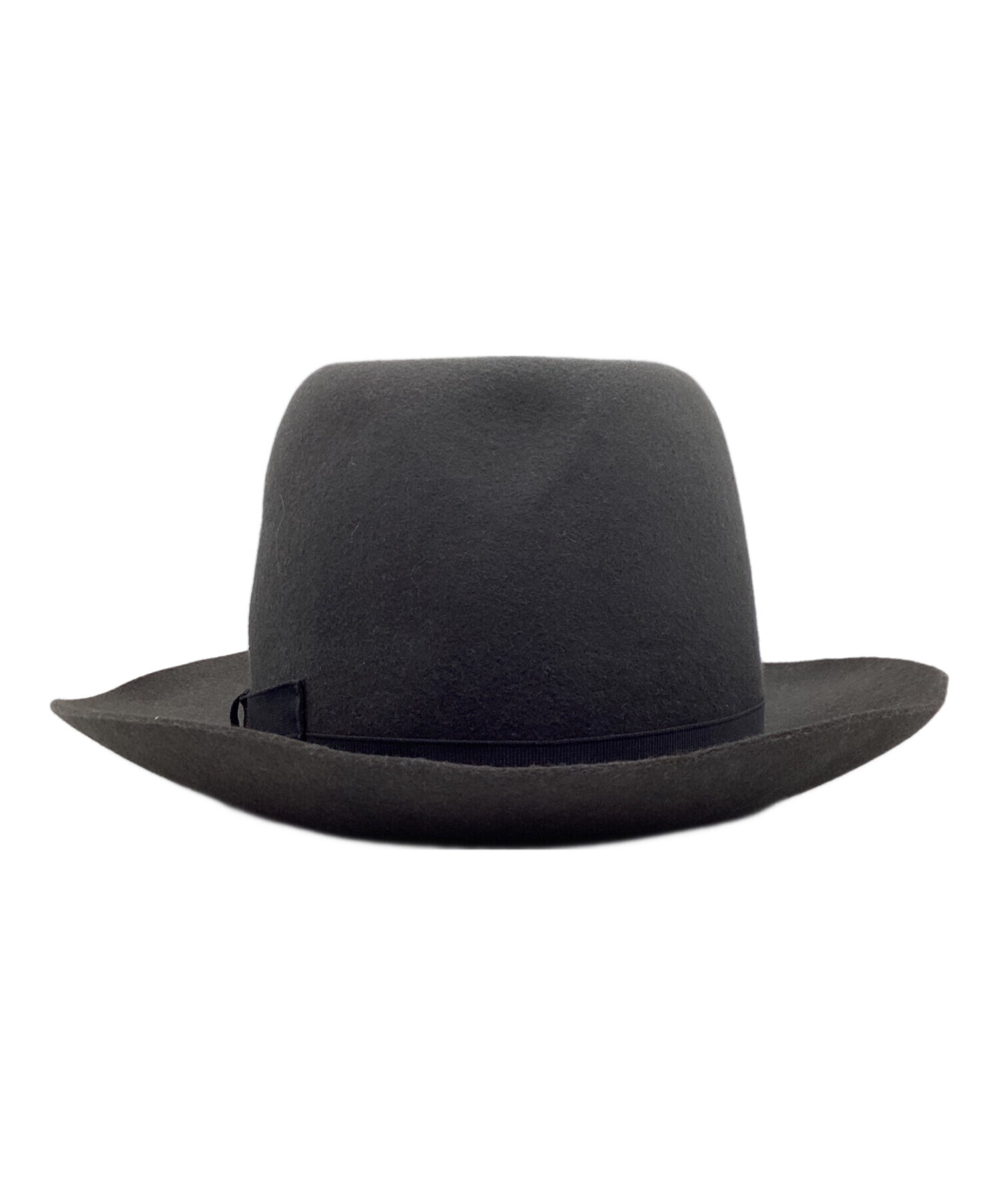 中古・古着通販】BORSALINO (ボルサリーノ) リボン中折れハット グレー