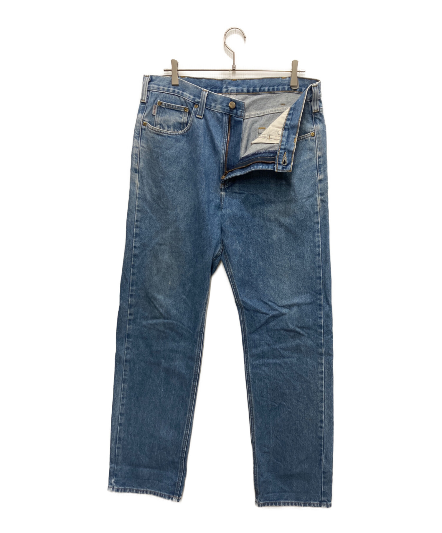 カーハート 34☓32 ジーンズ デニムパンツ ブル－【美品】 中古・古着通販】CarHartt (カーハート) デニムパンツ ブルー サイズ