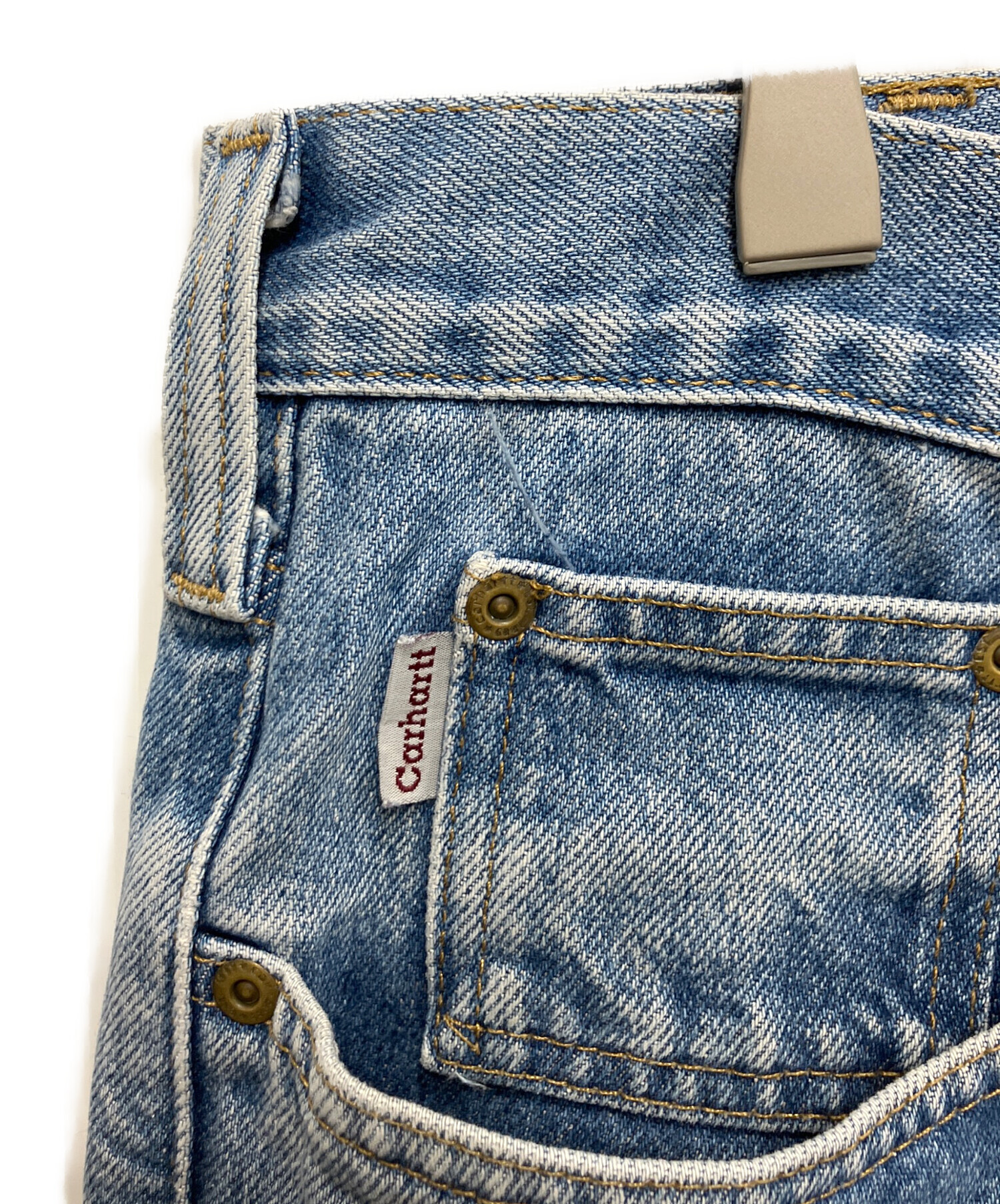 中古・古着通販】CarHartt (カーハート) デニムパンツ ブルー サイズ