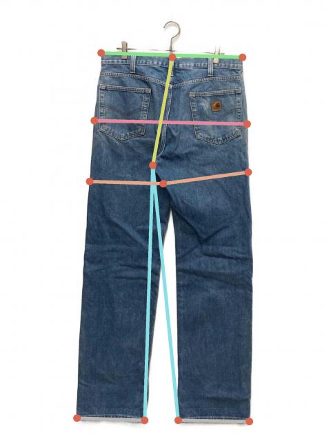 中古・古着通販】CarHartt (カーハート) デニムパンツ ブルー サイズ