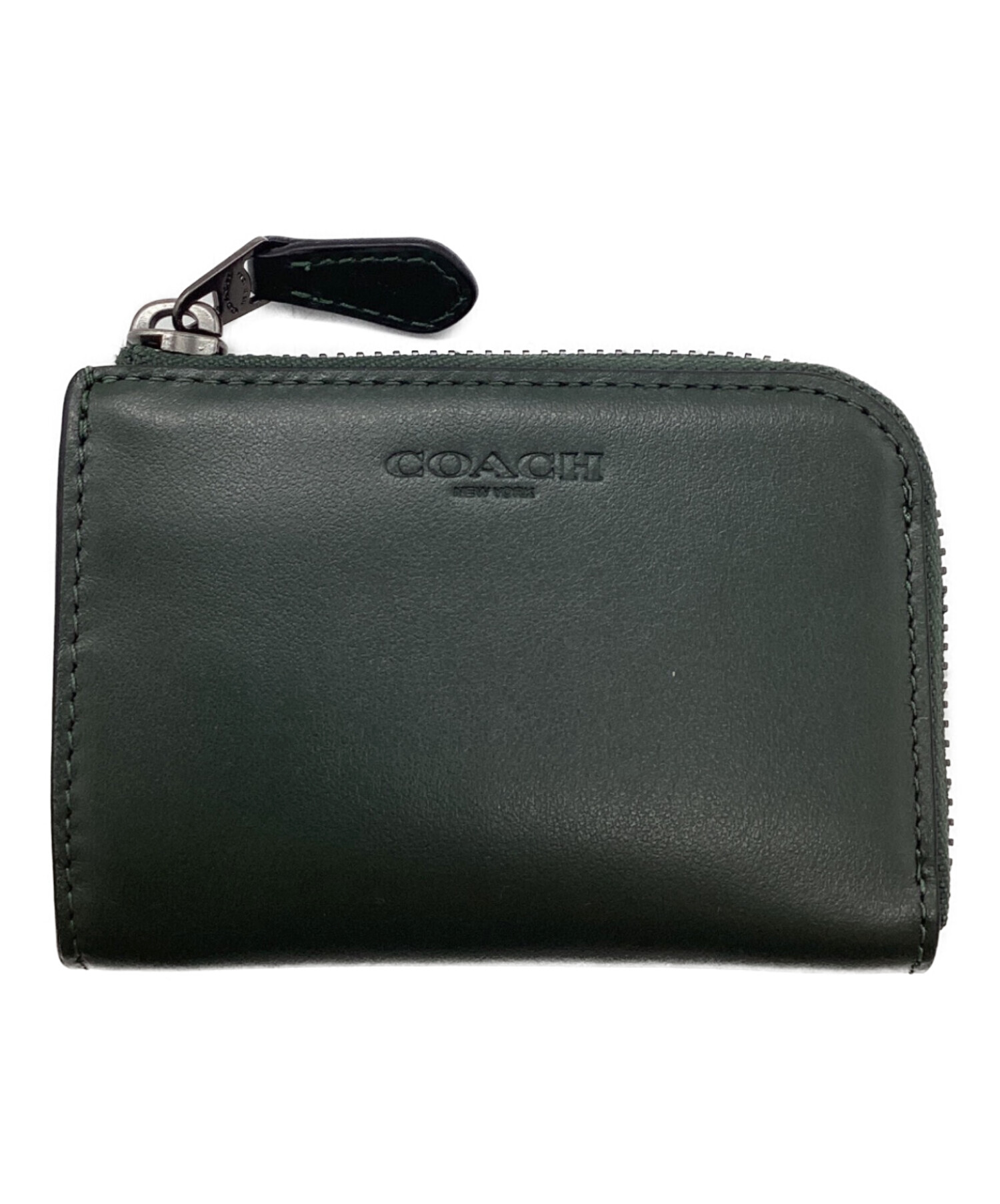 中古・古着通販】COACH (コーチ) キーポーチ グリーン｜ブランド・古着