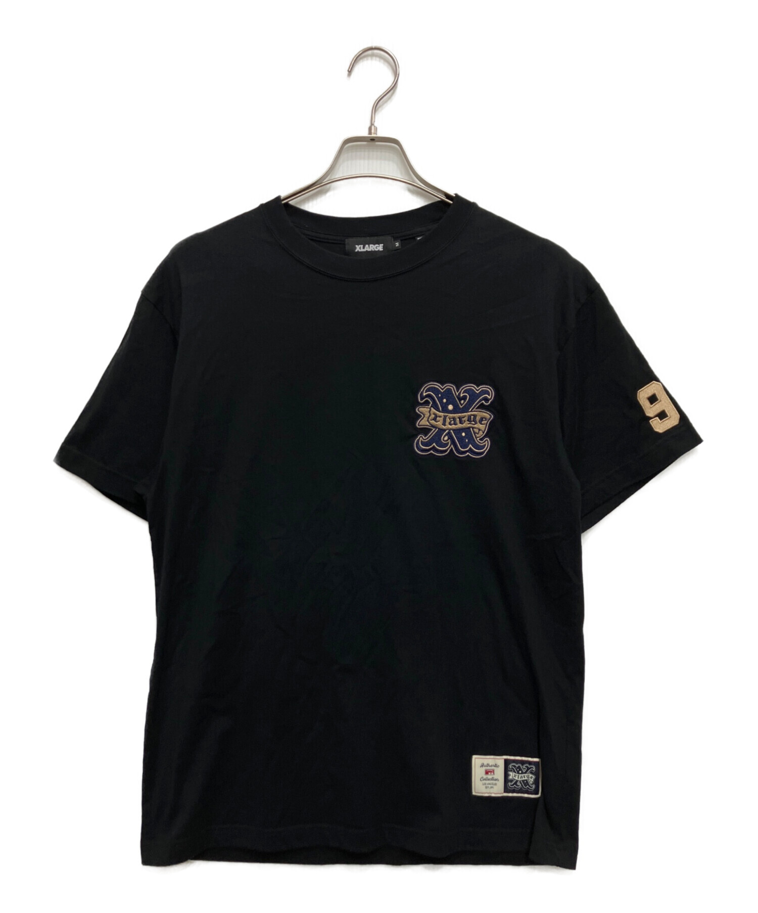 【XL】CVLTE 刺繍ロゴ ブラック Tシャツ 古着 中古・古着通販】X-LARGE (エクストララージ) ワッペン刺繍Tシャツ