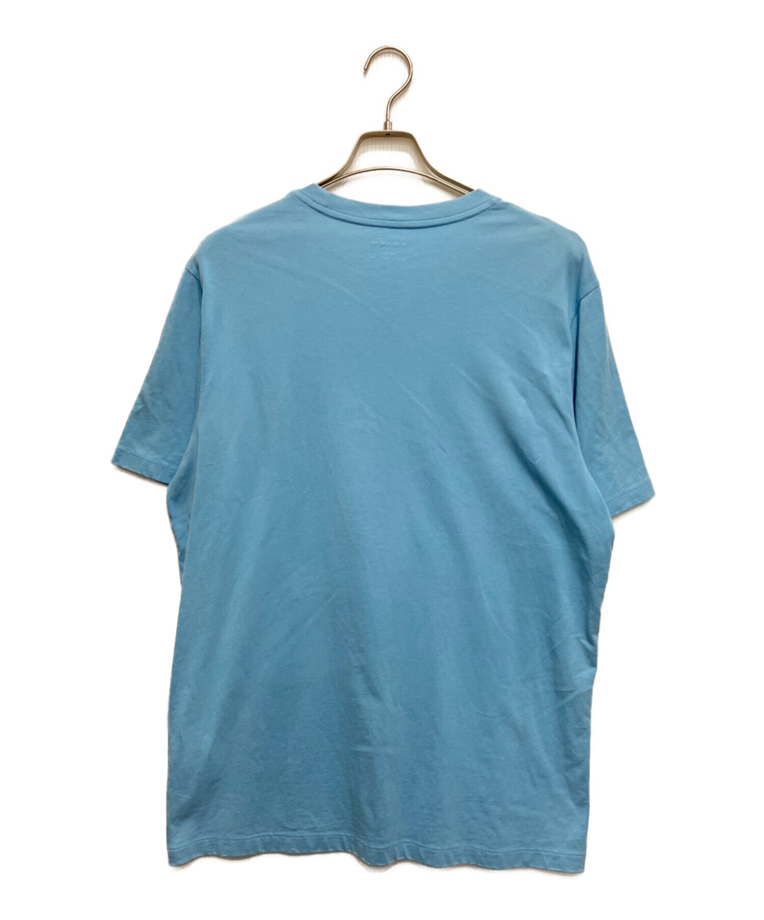 中古・古着通販】COACH (コーチ) プリントTシャツ ブルー サイズ:L 