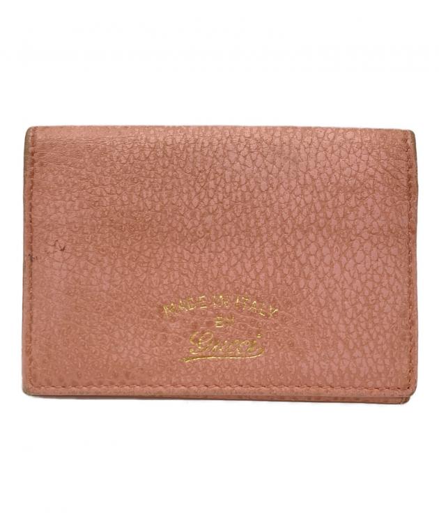中古・古着通販】GUCCI (グッチ) カードケース ピンク｜ブランド・古着