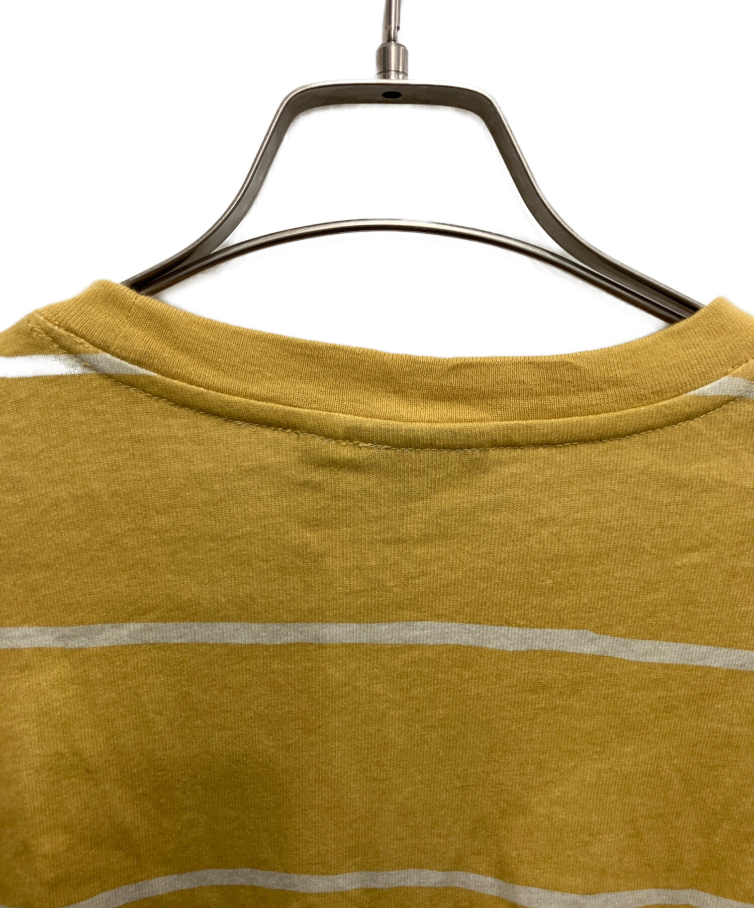中古・古着通販】stussy (ステューシー) ボーダーカットソー イエロー