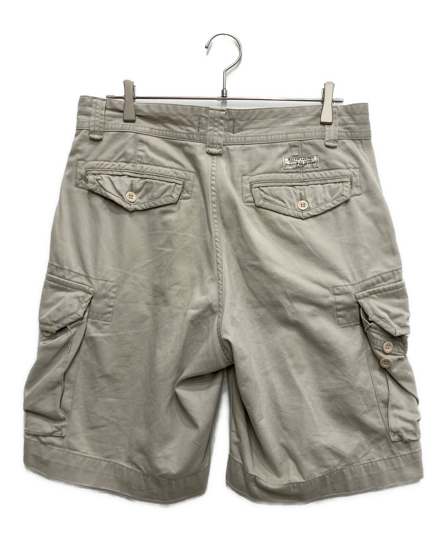 coco 中古 アールエルエックス ラルフローレン RLX RALPH LAUREN メンズ ハーフパンツ 32インチ(L) ベージュ シンプル 中古・古着通販】POLO RALPH LAUREN (ポロ・ラルフローレン) ハーフ