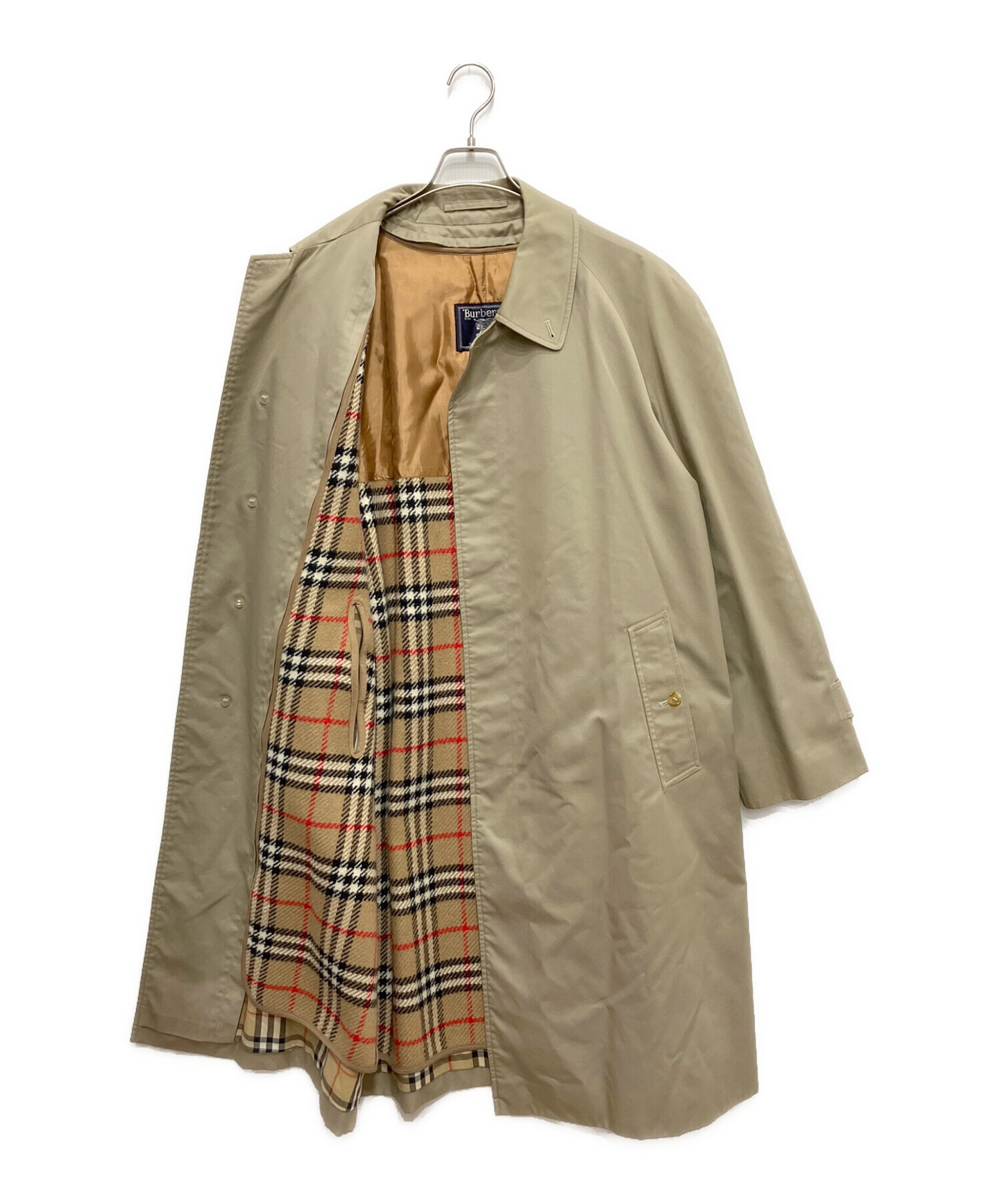 美品 Burberry バルマカーンコート ベージュ 特注品 金タグ ライナー付 中古・古着通販】Burberry's (バーバリーズ) ライナー付バルマカーン