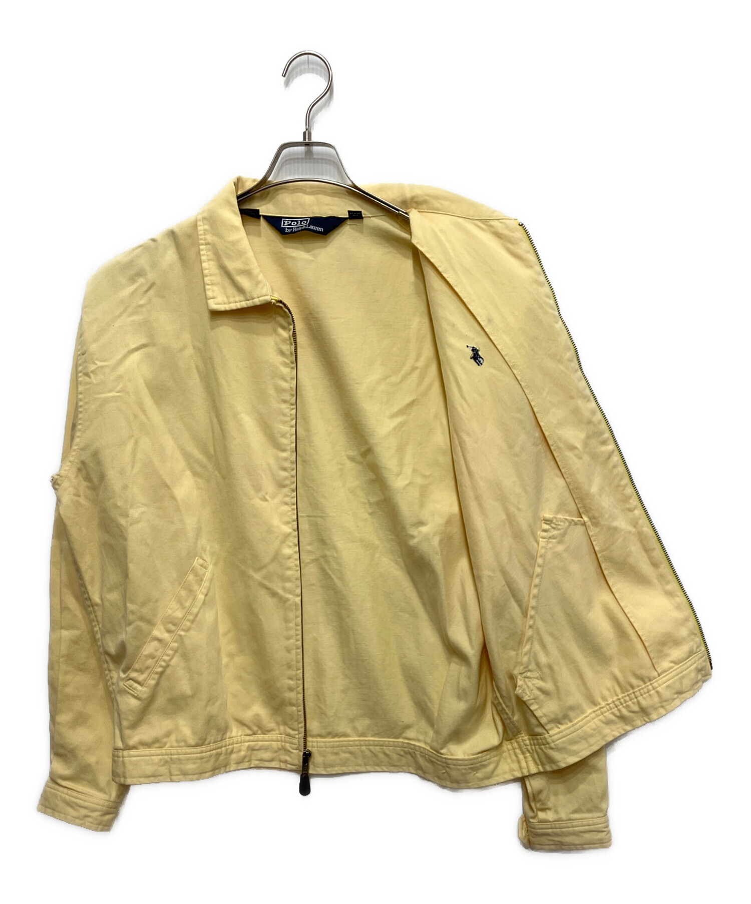 古着 Ralph Lauren POLO スイングトップ　イエロー 中古・古着通販】POLO RALPH LAUREN (ポロ・ラルフローレン) スイング