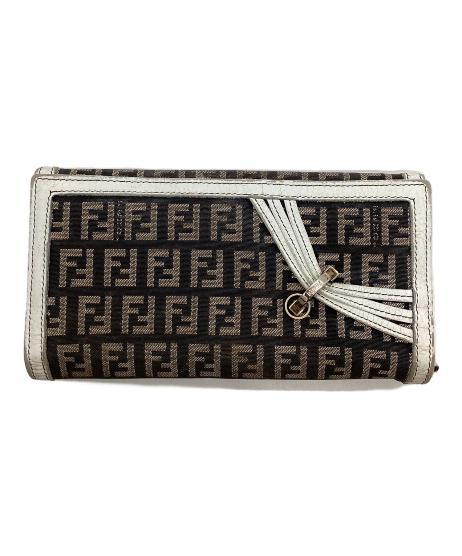 中古・古着通販】FENDI (フェンディ) ズッキーノホワイトレザー