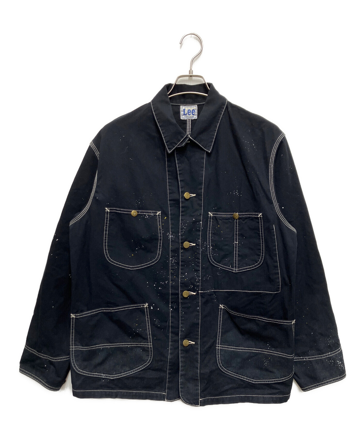 中古・古着通販】LEE (リー) DUNGAREES ペイント加工カバーオール
