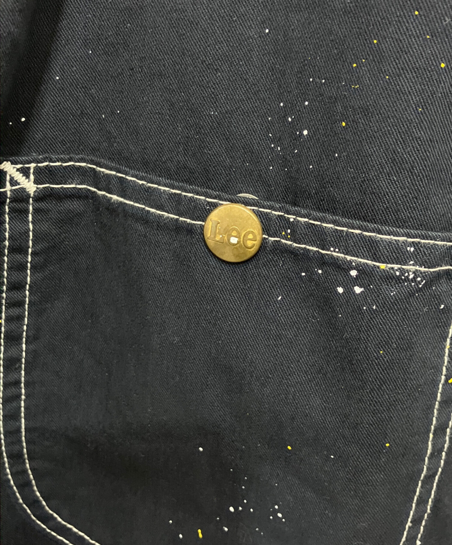 中古・古着通販】LEE (リー) DUNGAREES ペイント加工カバーオール