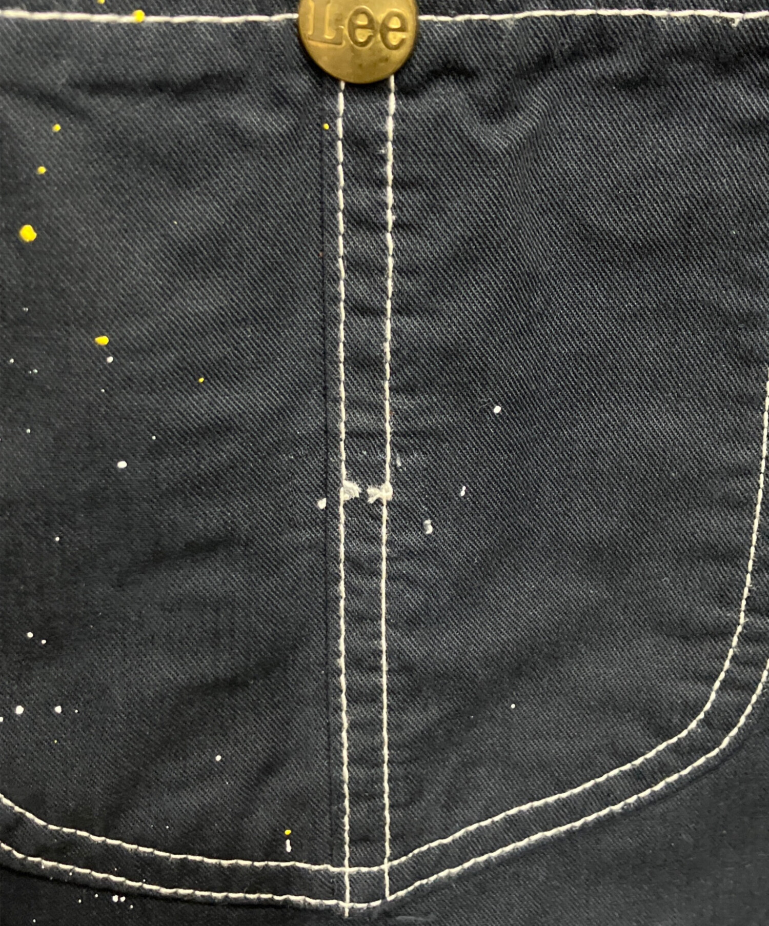 90s古着　Lee カバーオール M ワッペン・ペイントカスタム有り 中古・古着通販】LEE (リー) DUNGAREES ペイント加工カバーオール