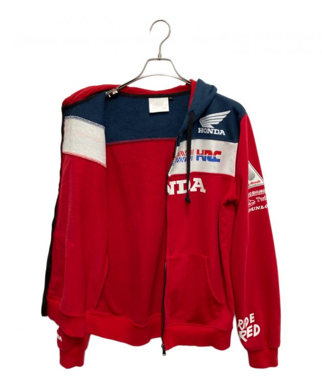 中古・古着通販】HONDA (ホンダ) ジップパーカー レッド サイズ:XL