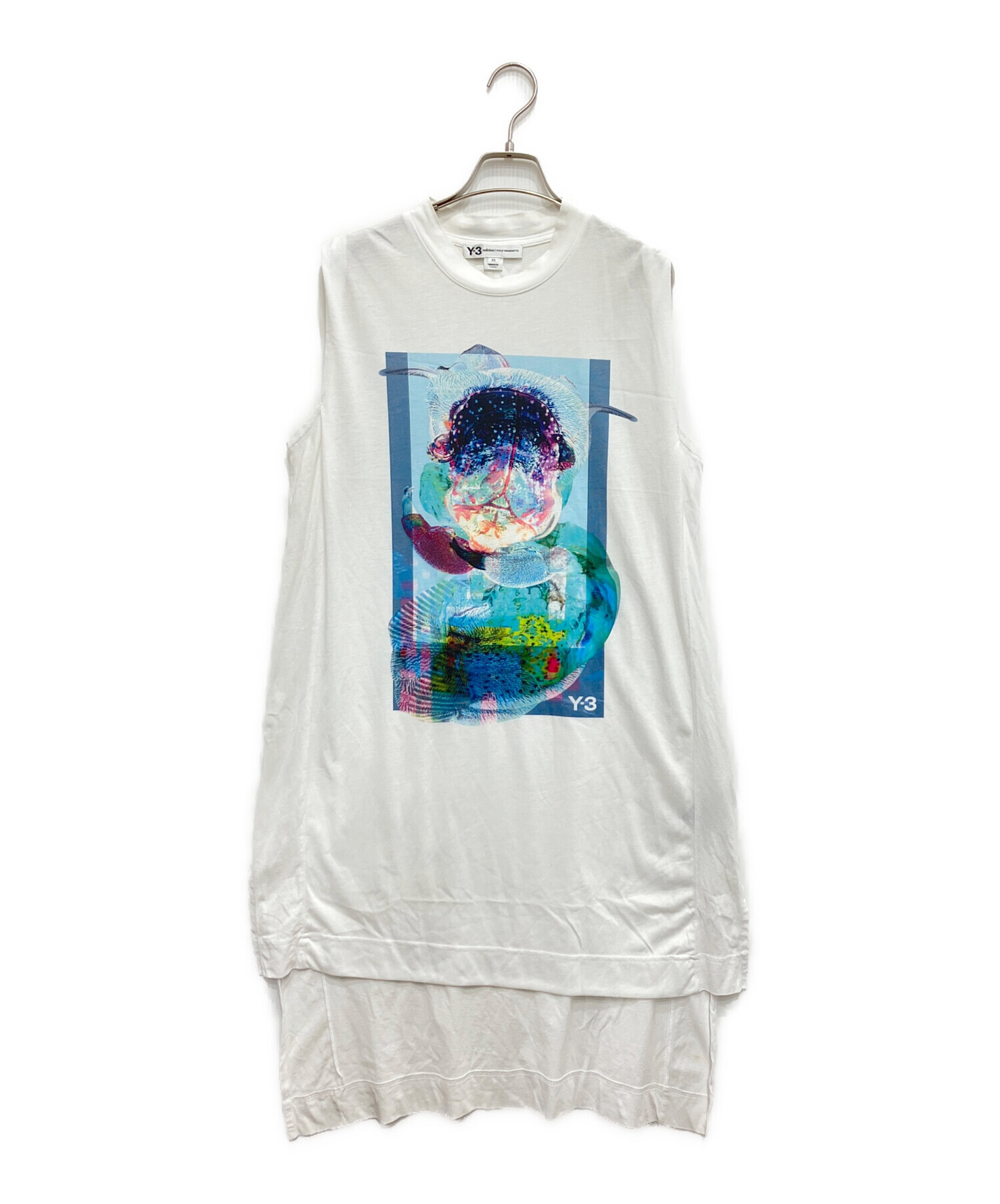 中古・古着通販】Y-3 (ワイスリー) ノースリーブワンピース ホワイト