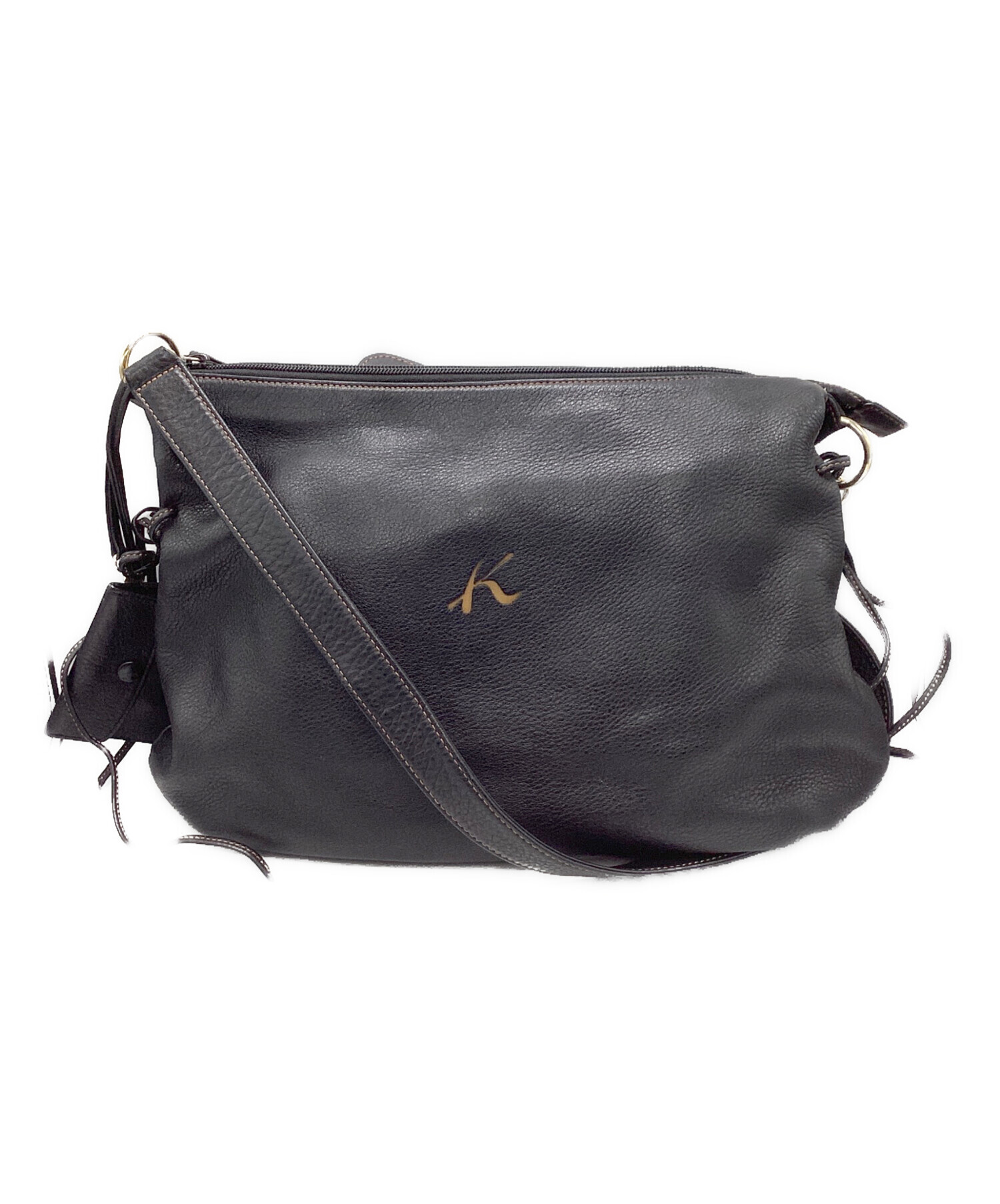 中古・古着通販】KITAMURA (キタムラ) ショルダーバッグ ブラック 