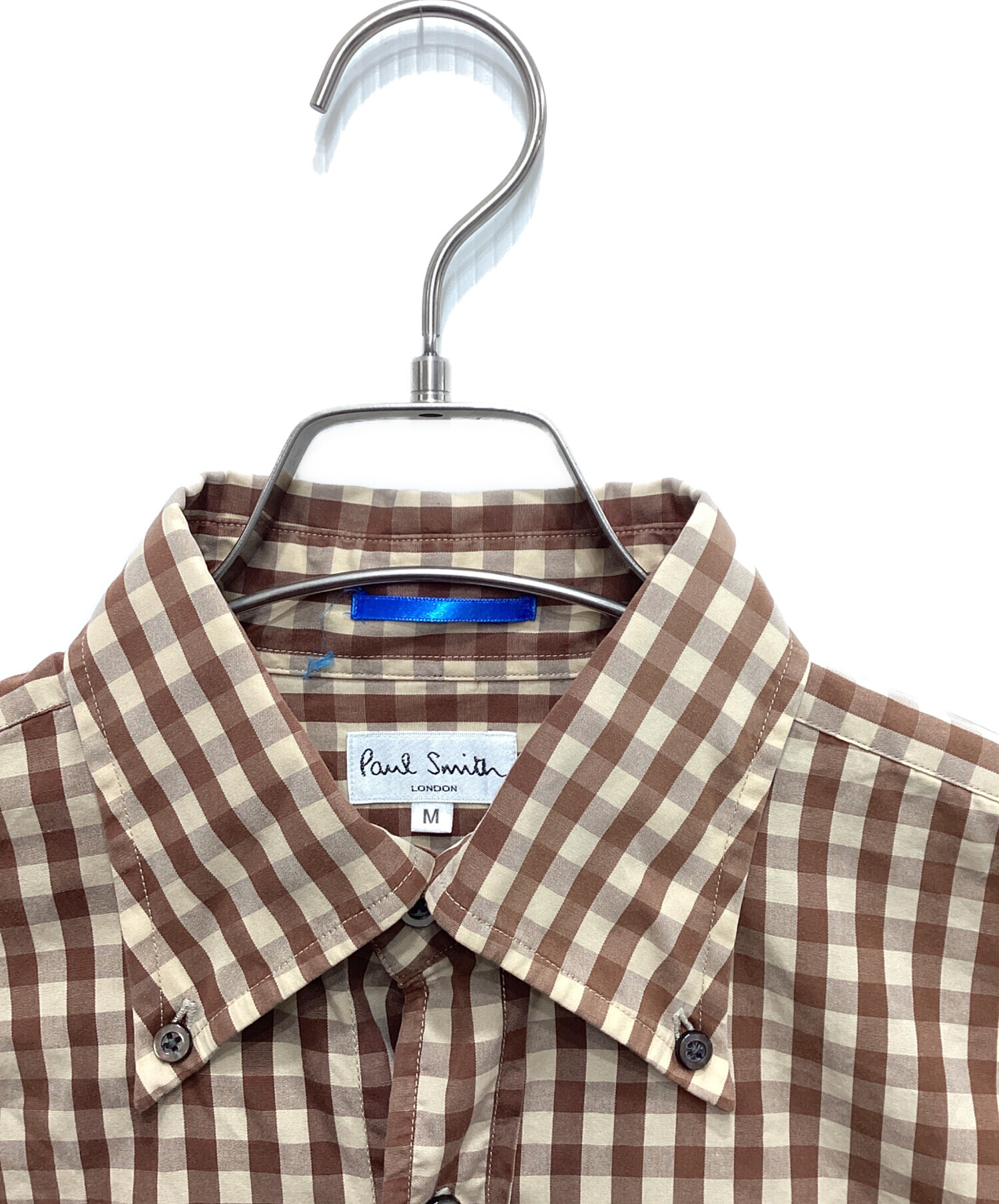 中古・古着通販】PAUL SMITH (ポールスミス) 半袖シャツ ブラウン