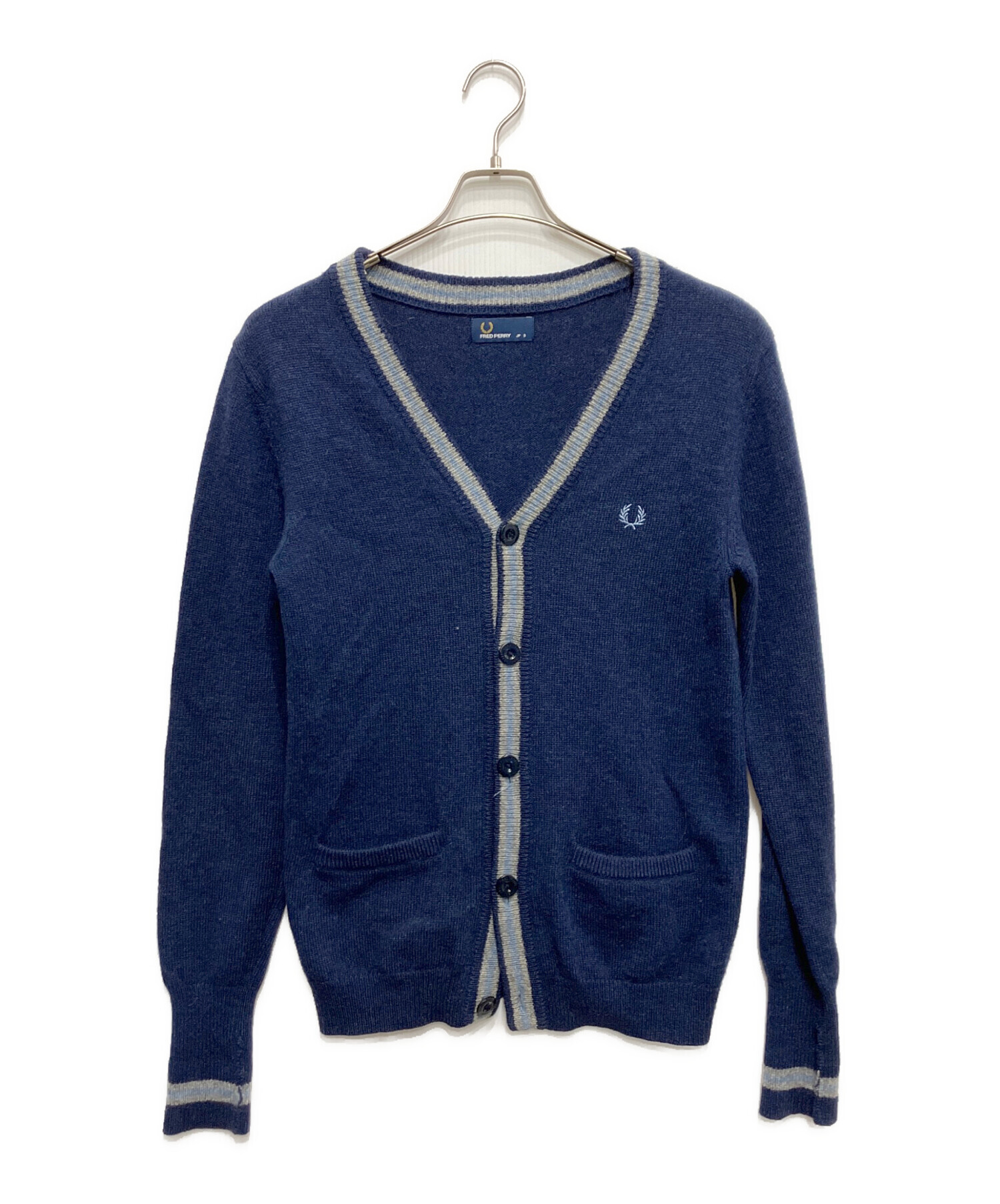 中古・古着通販】FRED PERRY (フレッドペリー) 長袖カーディガン