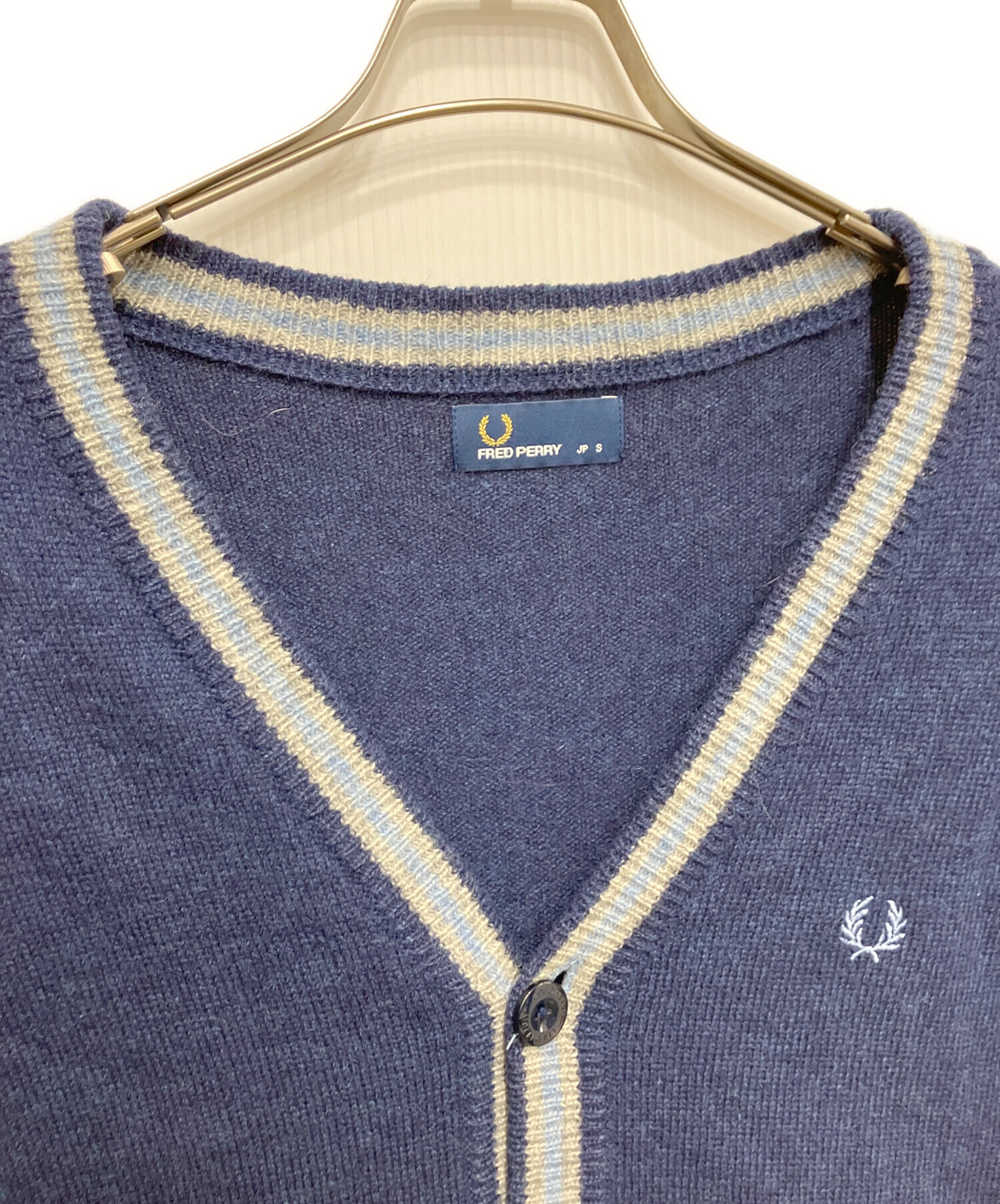 中古・古着通販】FRED PERRY (フレッドペリー) 長袖カーディガン