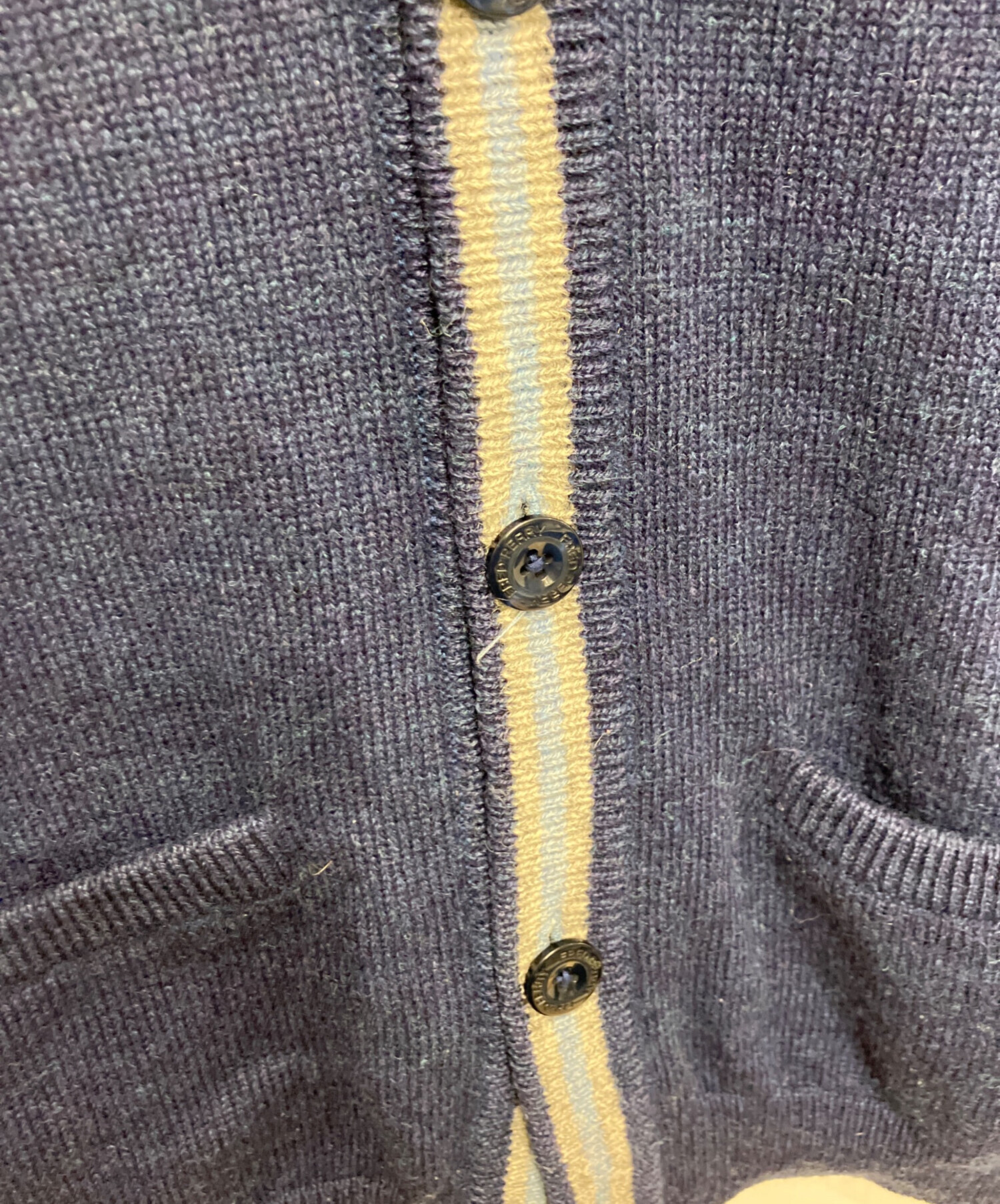 中古・古着通販】FRED PERRY (フレッドペリー) 長袖カーディガン