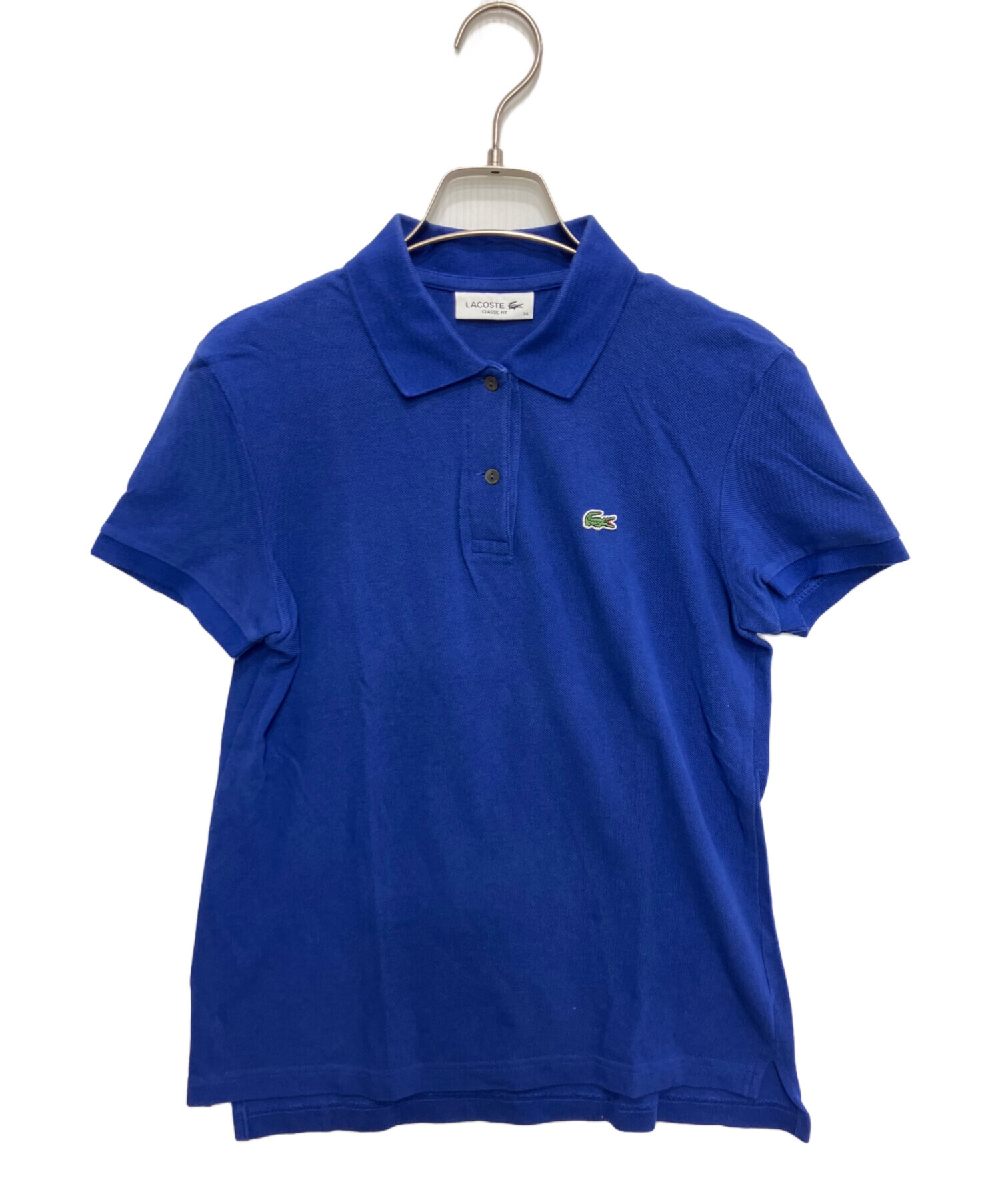 中古・古着通販】LACOSTE (ラコステ) ワンポイントポロシャツ ブルー