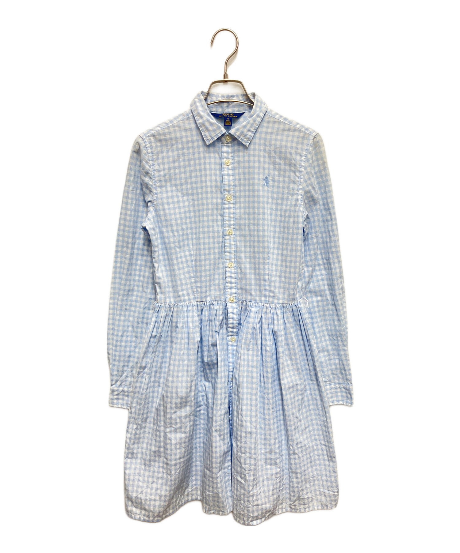 Polo Ralph Lauren チェック柄ワンピース 16 中古・古着通販】POLO RALPH LAUREN (ポロ・ラルフローレン) ギンガム