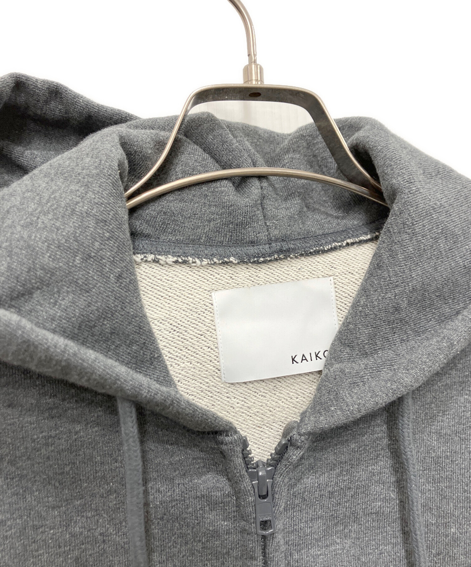 中古・古着通販】kaiko (カイコー) DOUBLE ZIP PARKA グレー｜ブランド