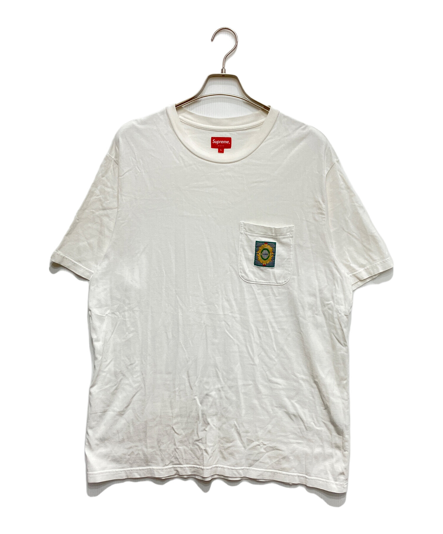 中古・古着通販】SUPREME (シュプリーム) Crest Label Pocket Tee