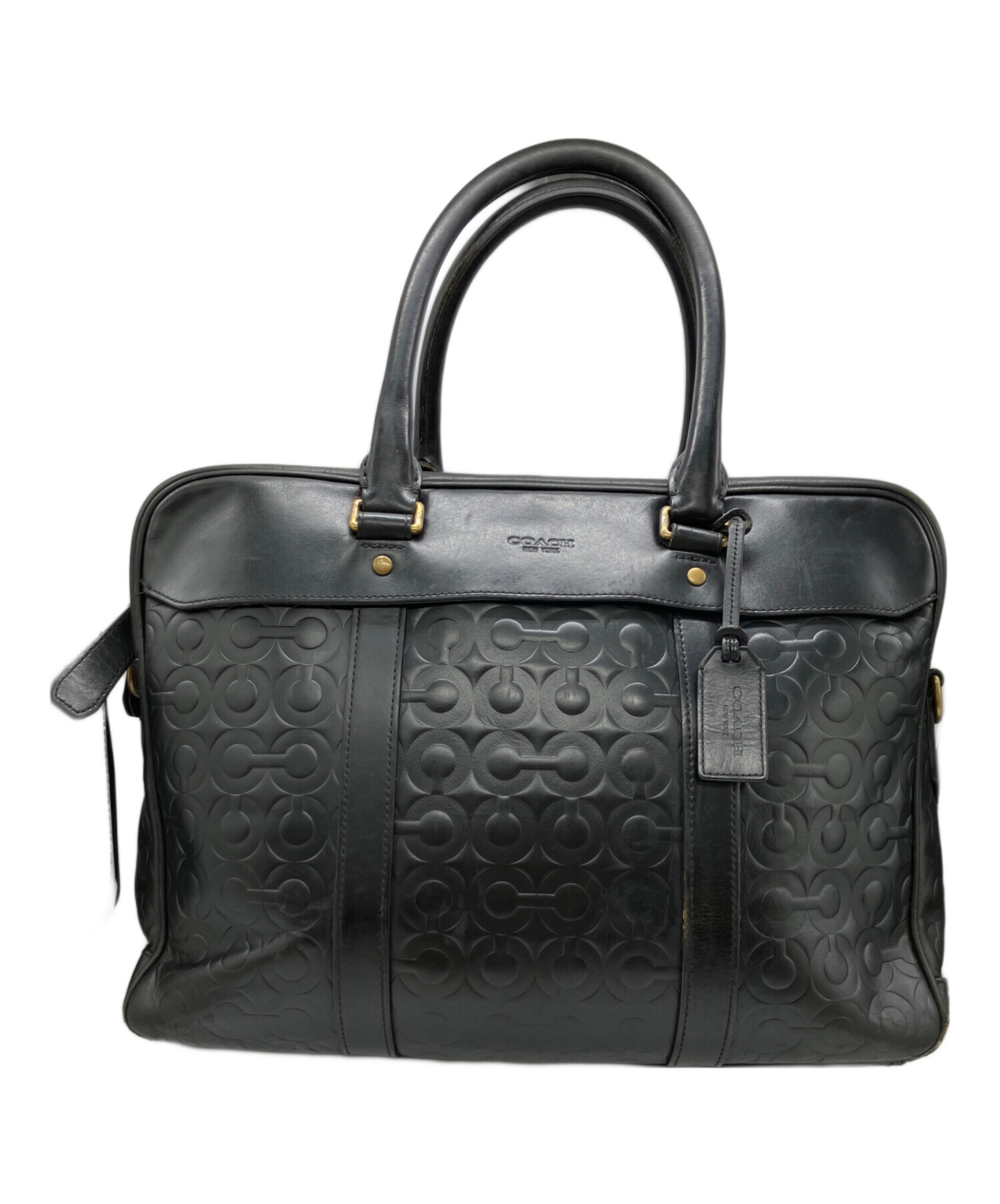 中古・古着通販】COACH (コーチ) CROSBY LEATHER LOGO COMMUTER