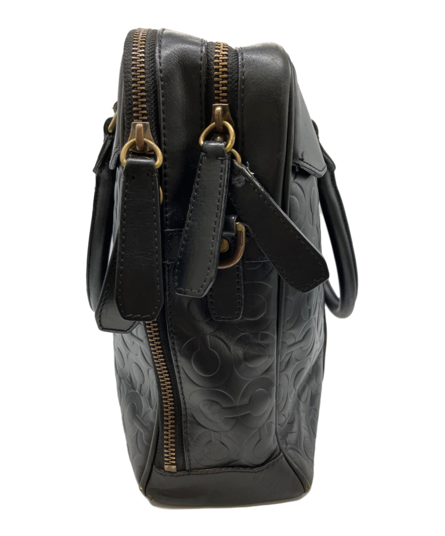 中古・古着通販】COACH (コーチ) CROSBY LEATHER LOGO COMMUTER
