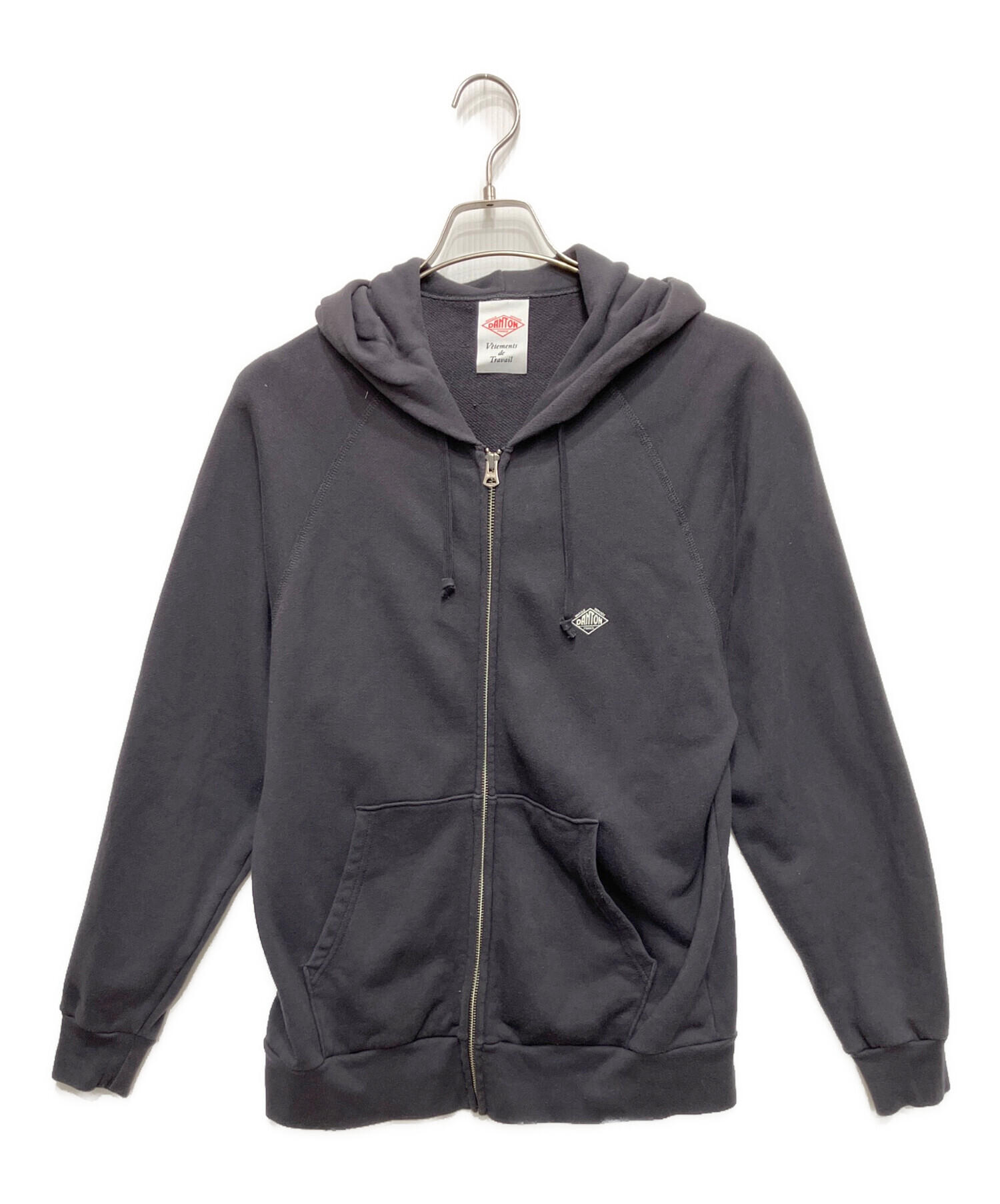 中古・古着通販】DANTON (ダントン) ジップパーカー ネイビー サイズ