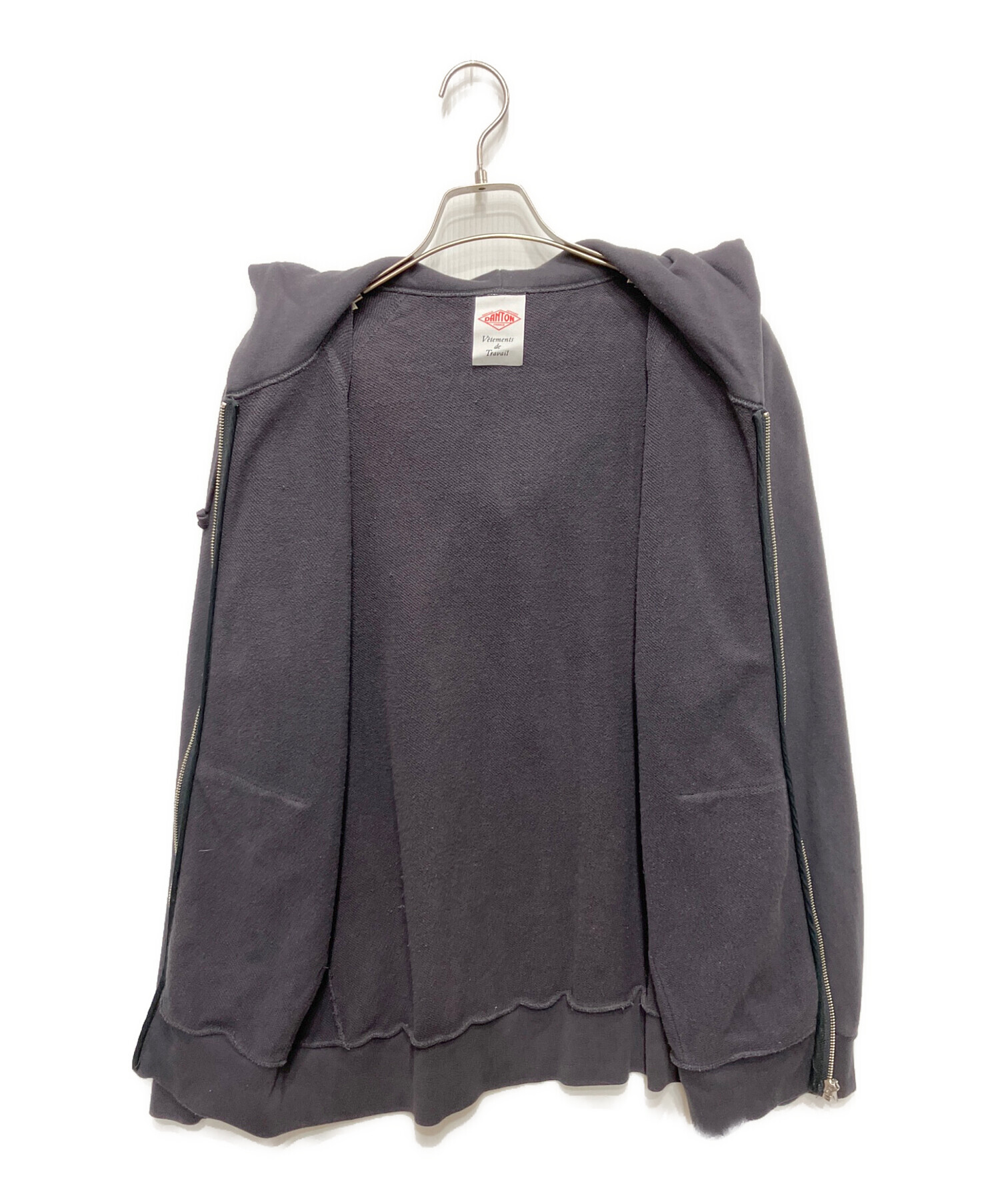 中古・古着通販】DANTON (ダントン) ジップパーカー ネイビー サイズ