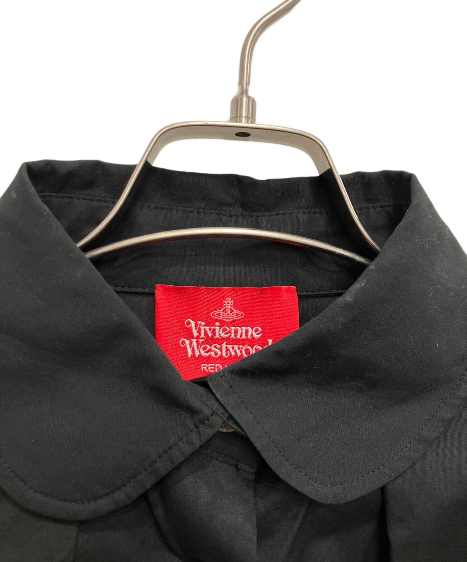 ヴィヴィアンウエストウッド レッドレーベル オーブボタン 刺繍 丸襟シャツ 中古・古着通販】Vivienne Westwood RED LABEL (ヴィヴィアンウエスト