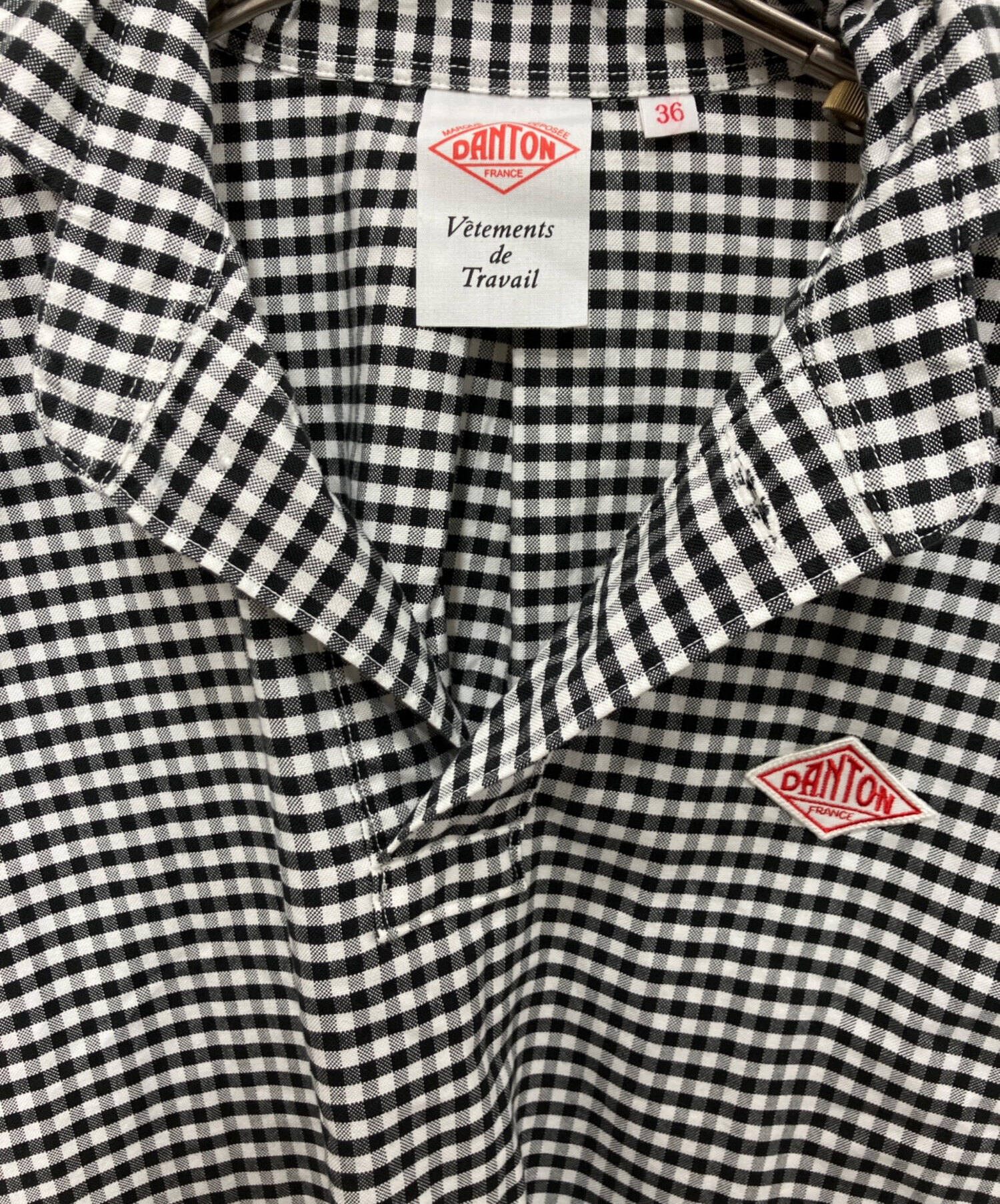 中古・古着通販】DANTON (ダントン) ギンガムチェックワンピース
