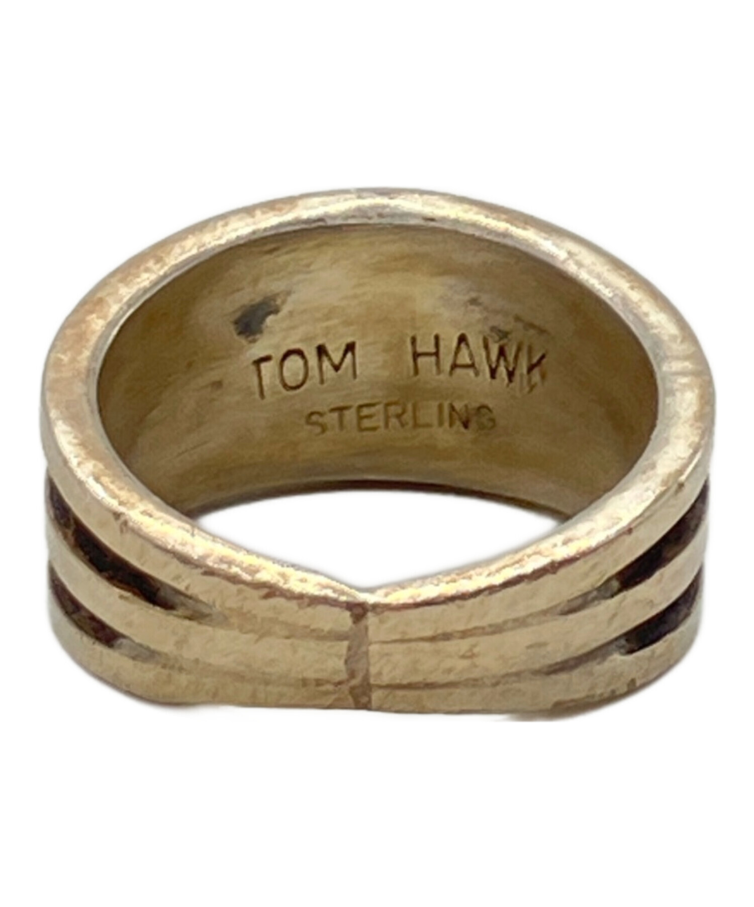 TOM HAWK 2ラインリング 中古・古着通販】TOM HAWK (トムホーク) 2ラインリング シルバー