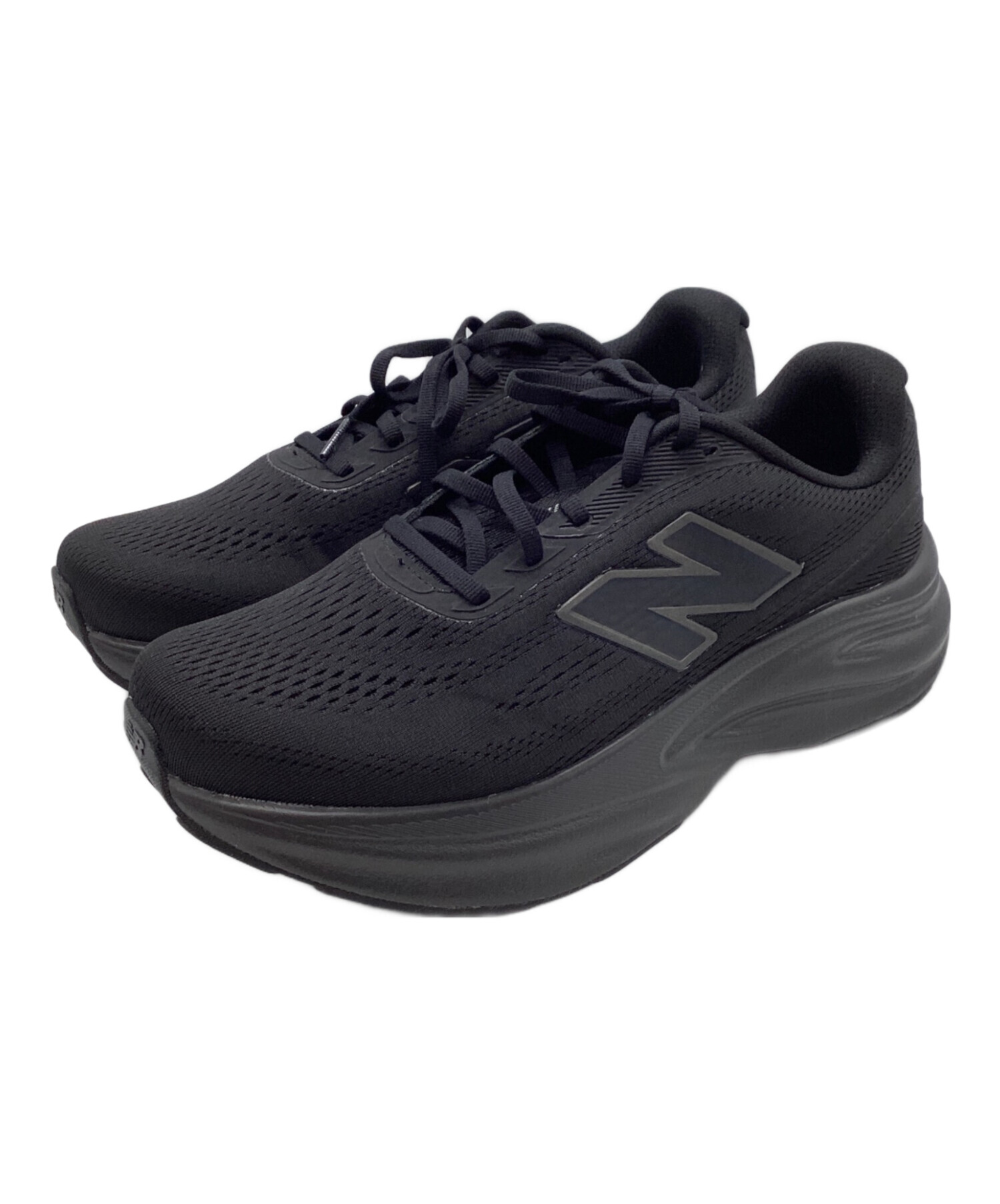 New Balance ニューバランス スニーカー 27cm 黒 【古着】【中古】【送料無料】 中古・古着通販】NEW BALANCE (ニューバランス) ランニングスニーカー