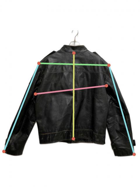 中古・古着通販】NO BLAND (ノーブランド) レザージャケット ブラック