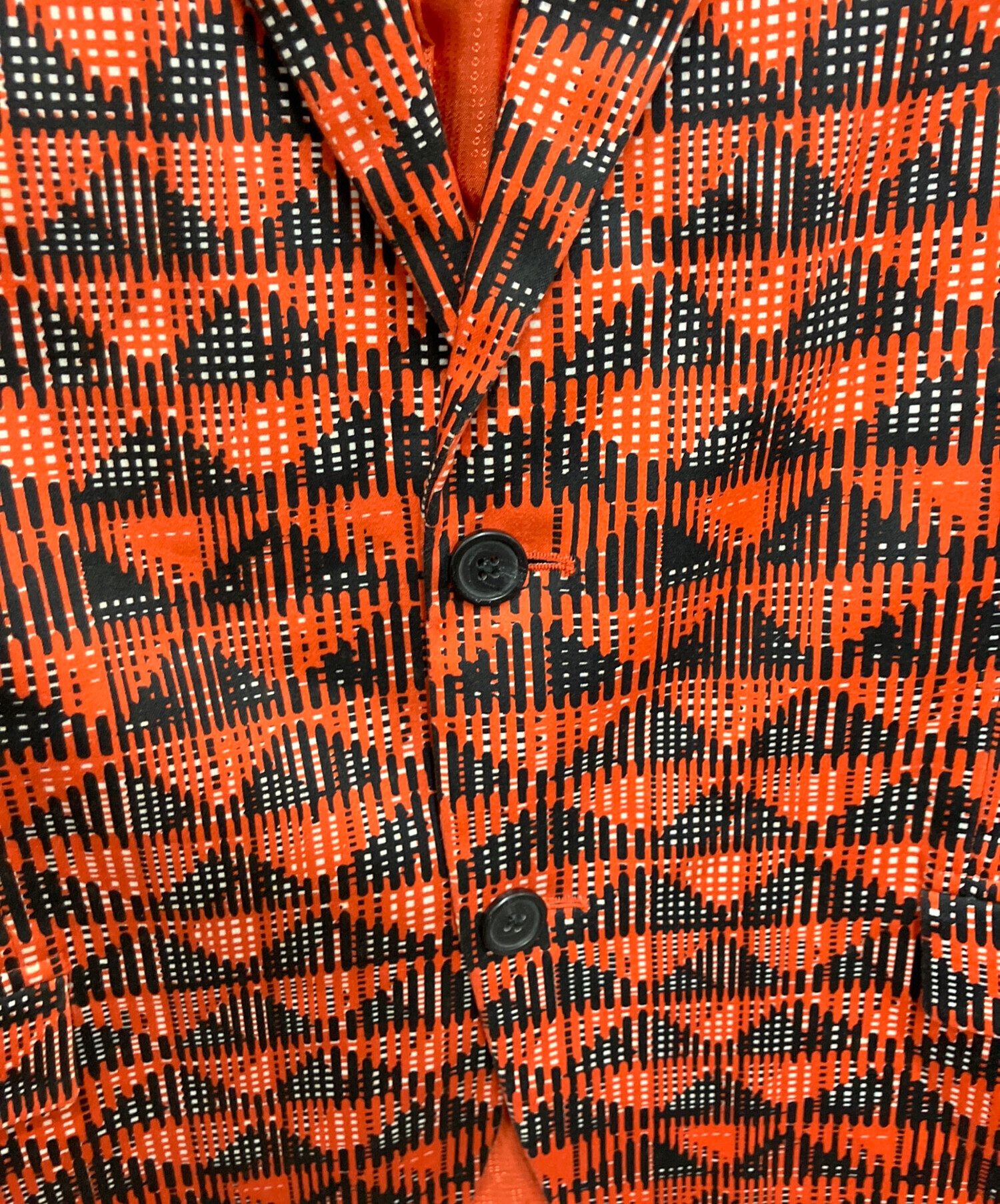 中古・古着通販】HUGO BOSS (ヒューゴ ボス) 総柄ジャケット レッド