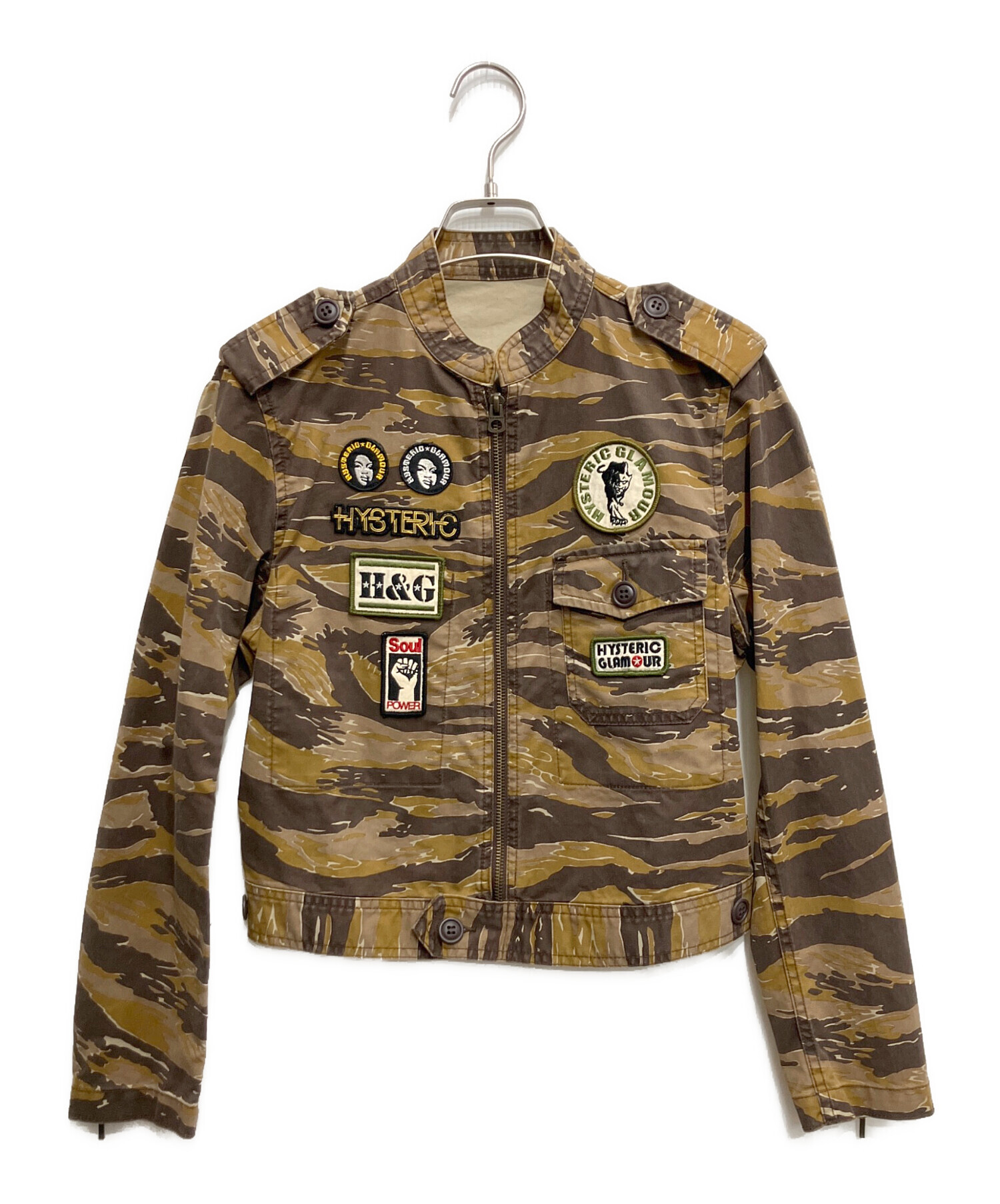 HYSTERIC GLAMOUR ヒテリックグラマー 迷彩柄ジャケット/FREE 中古・古着通販】Hysteric Glamour (ヒステリックグラマー) ミリタリー