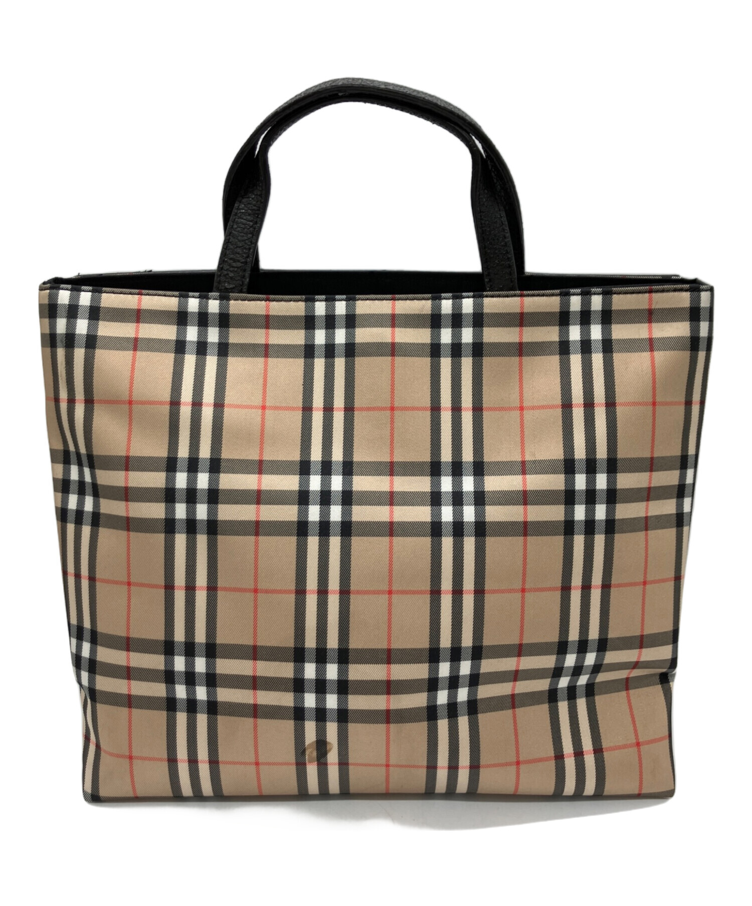 未使用✨BURBERRY バーバリー　ロンドンチェック　トートバッグ　ブラック 中古・古着通販】BURBERRY LONDON (バーバリーロンドン) ノバチェック