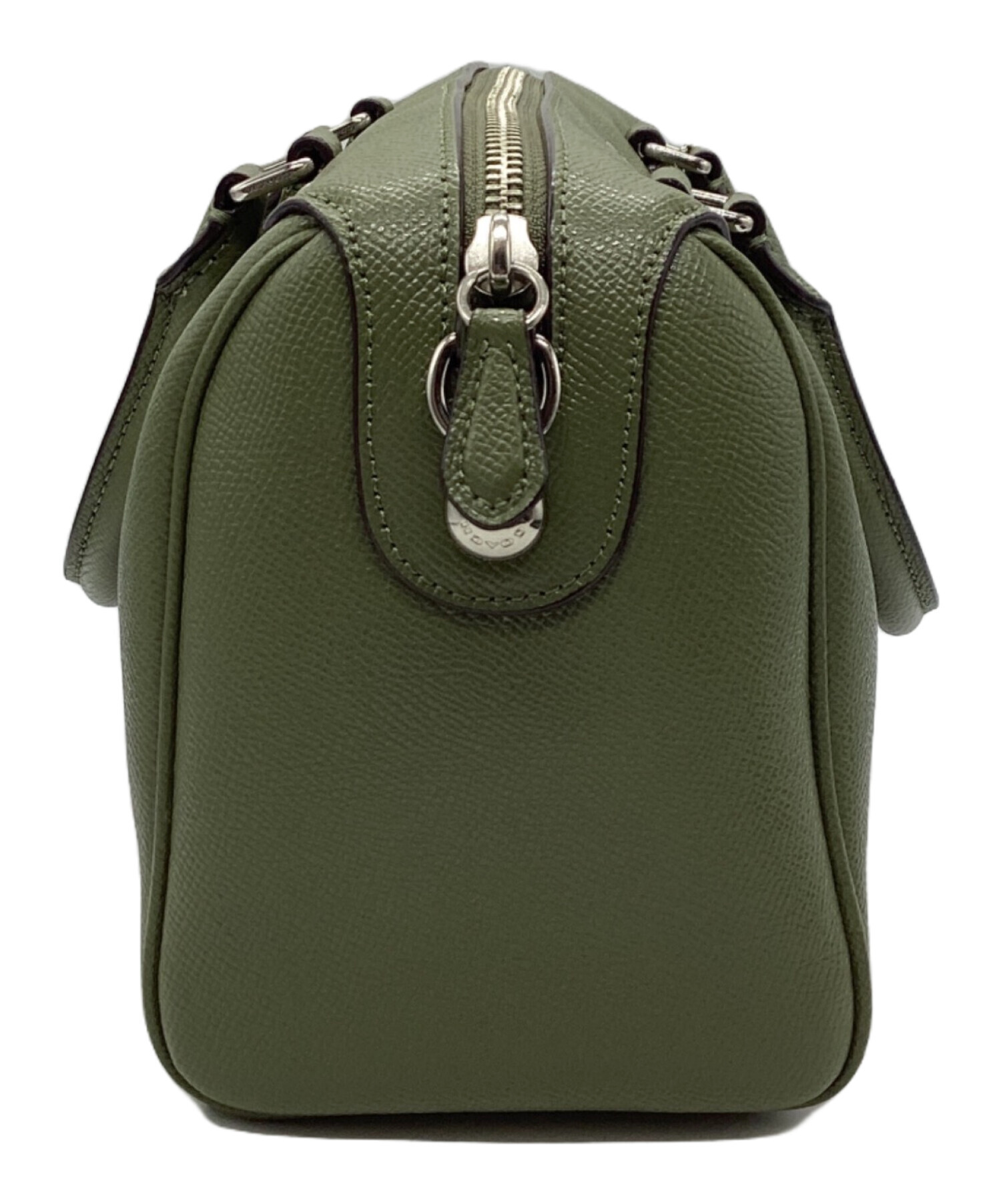 中古・古着通販】COACH (コーチ) ミニボストンバッグ グリーン