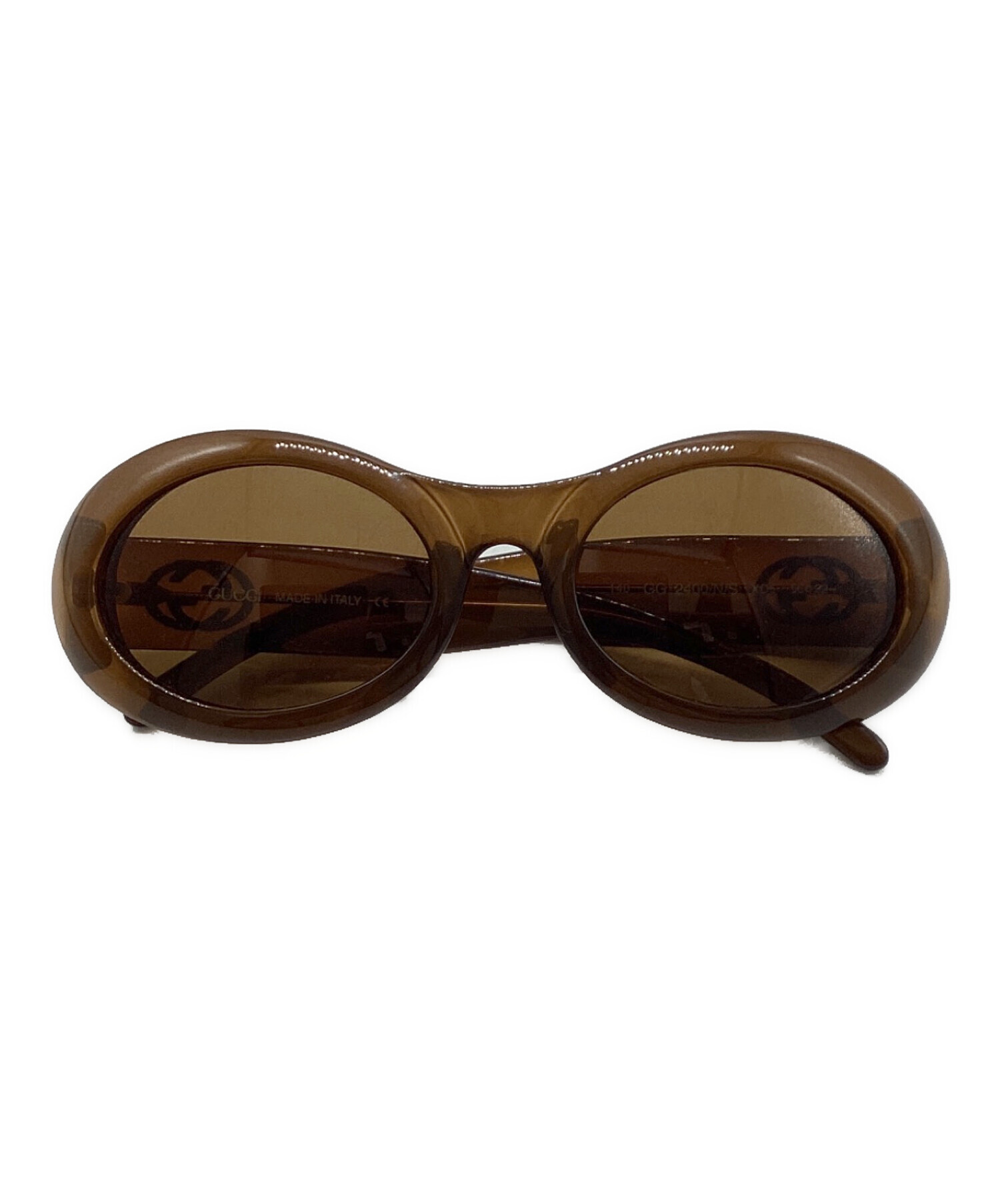 GUCCI サングラス 　ブラウン　おしゃれ美品 中古・古着通販】GUCCI (グッチ) サングラス ブラウン サイズ:56□22